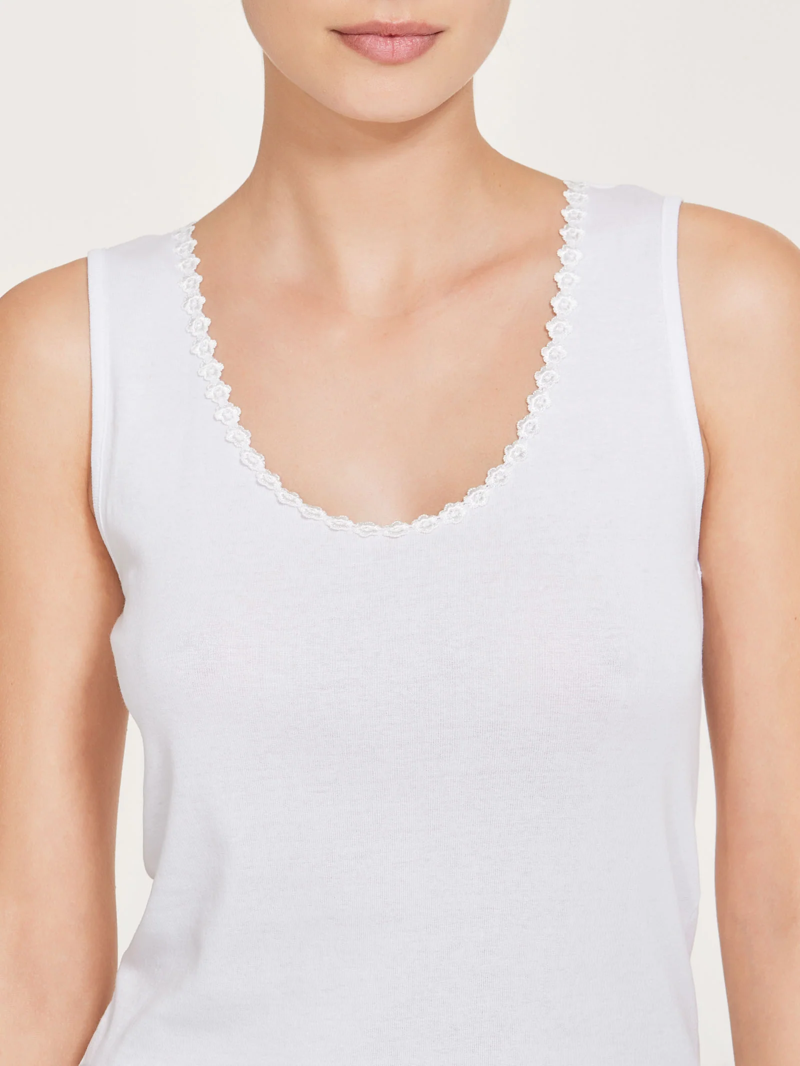 100% Cotone - Canottiera in cotone - White - Image 4