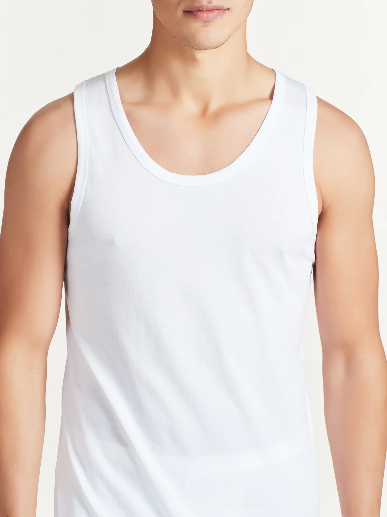 100% Cotton - Canottiera in cotone  - B.co Bipack - Image 3