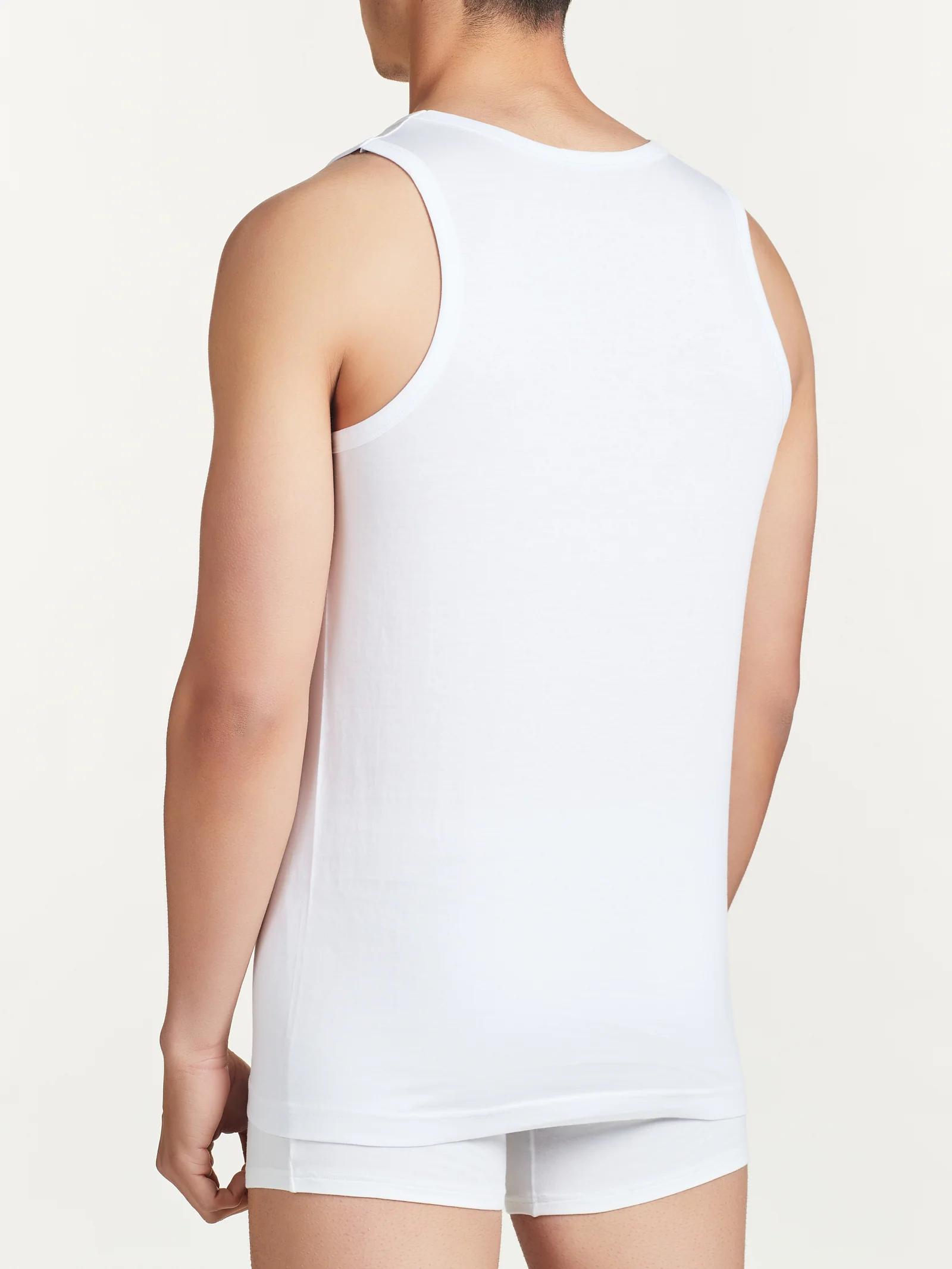 100% Cotton - Canottiera in cotone  - B.co Bipack - Image 4