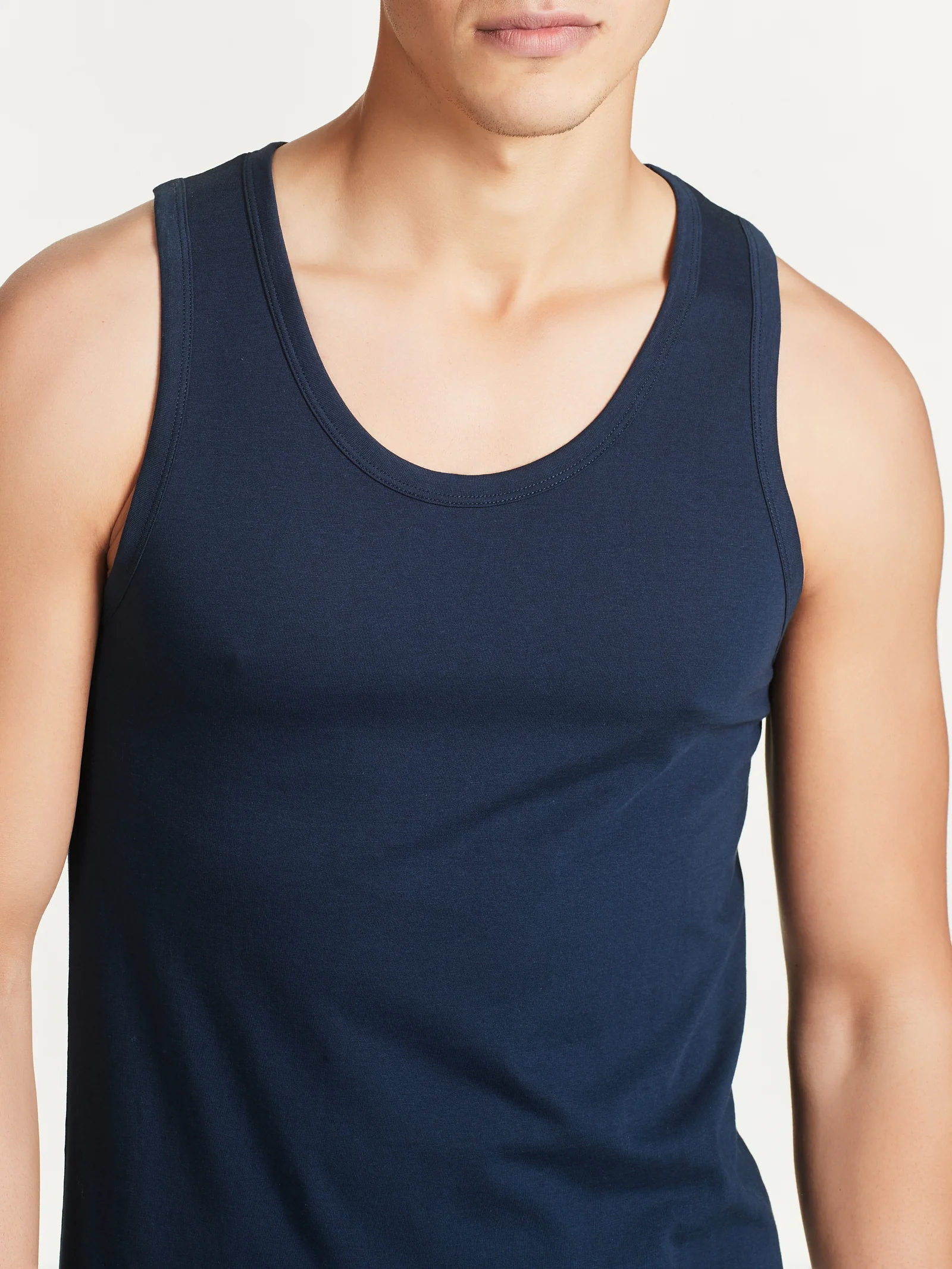 100% Cotton - Canottiera in cotone  - Bleu Bipack - Image 3