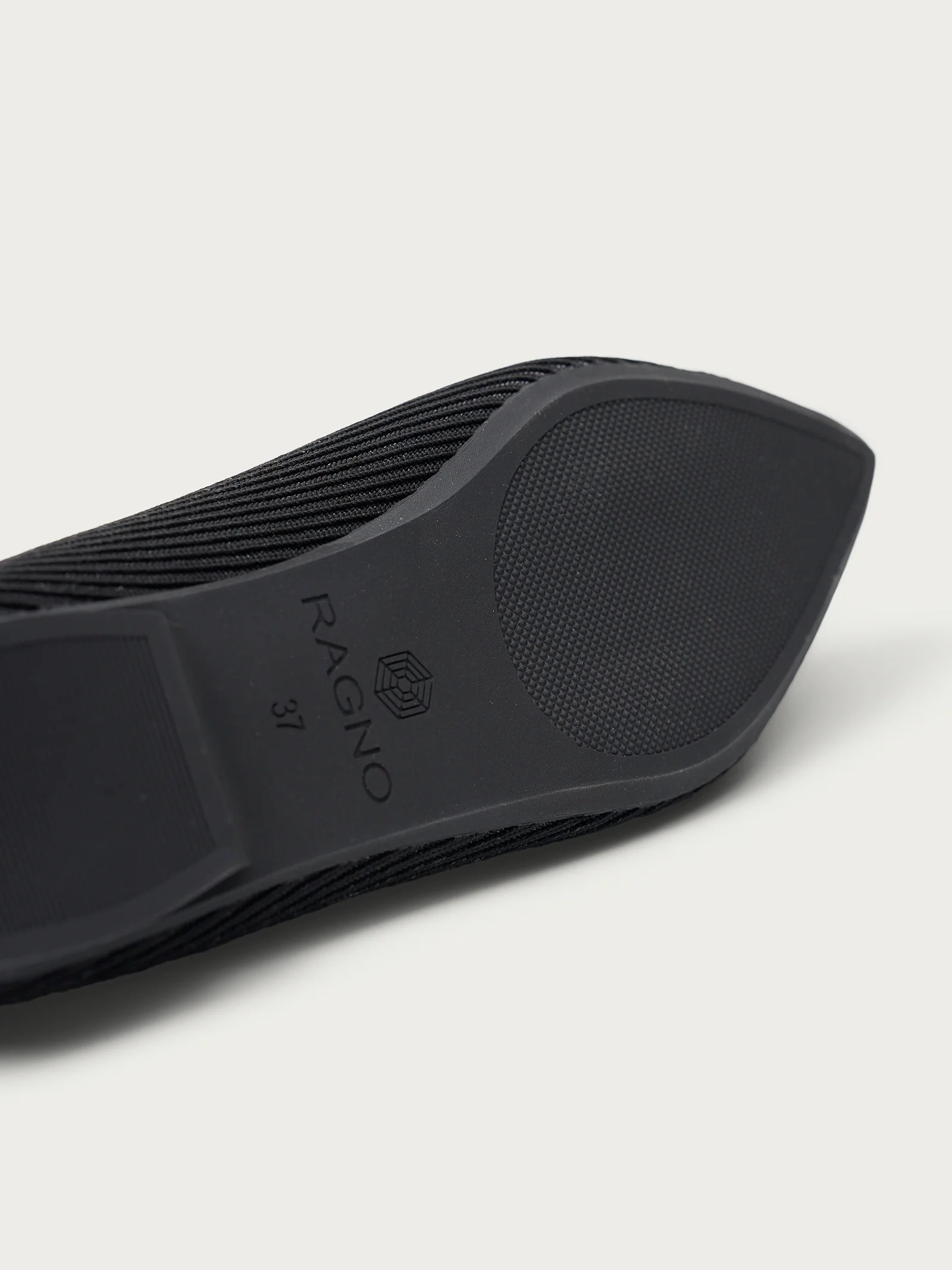 Ballerine slip on in maglia - Nero - Image 3