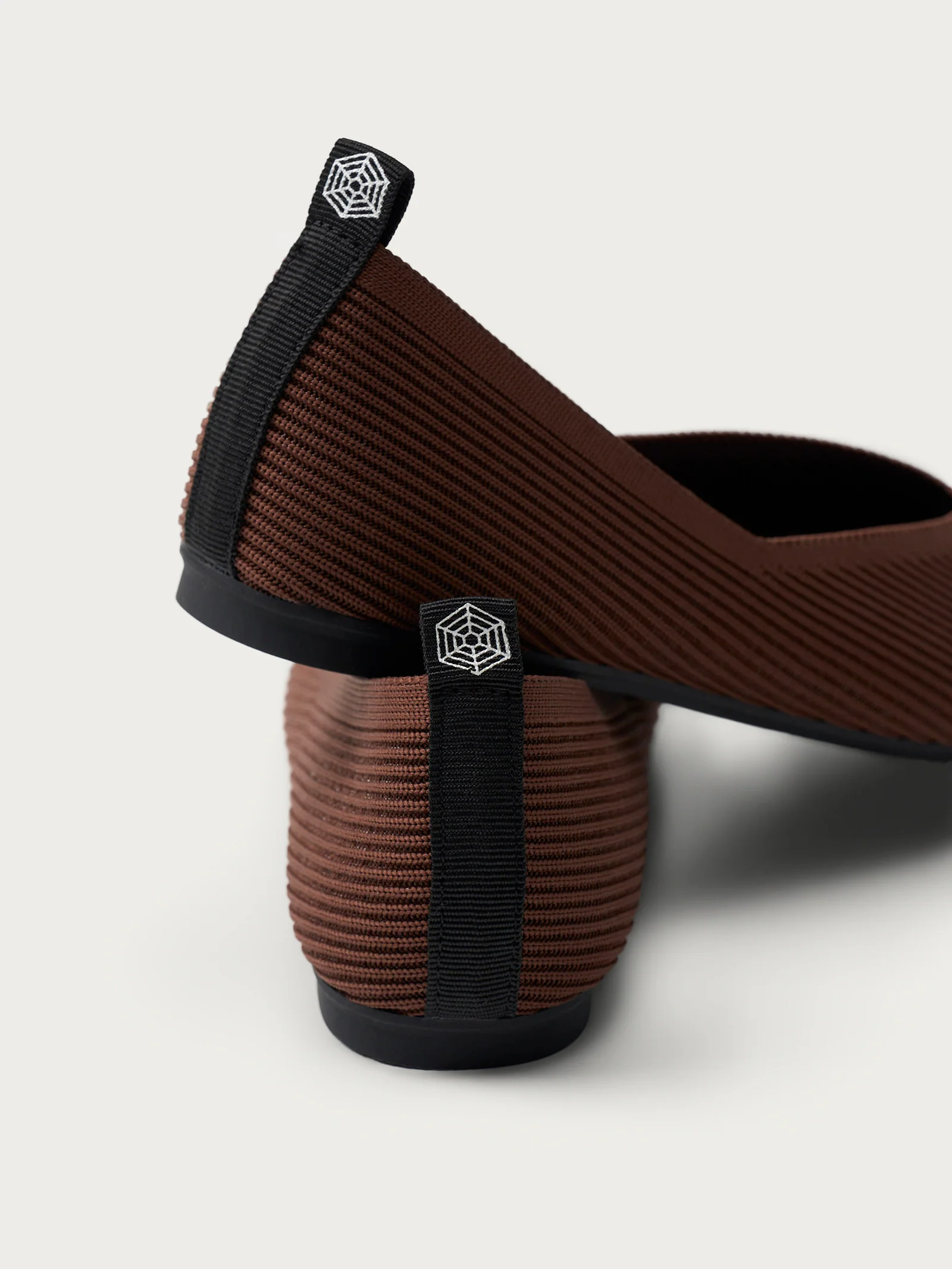 Ballerine slip on in maglia - Cappuccino - Image 4