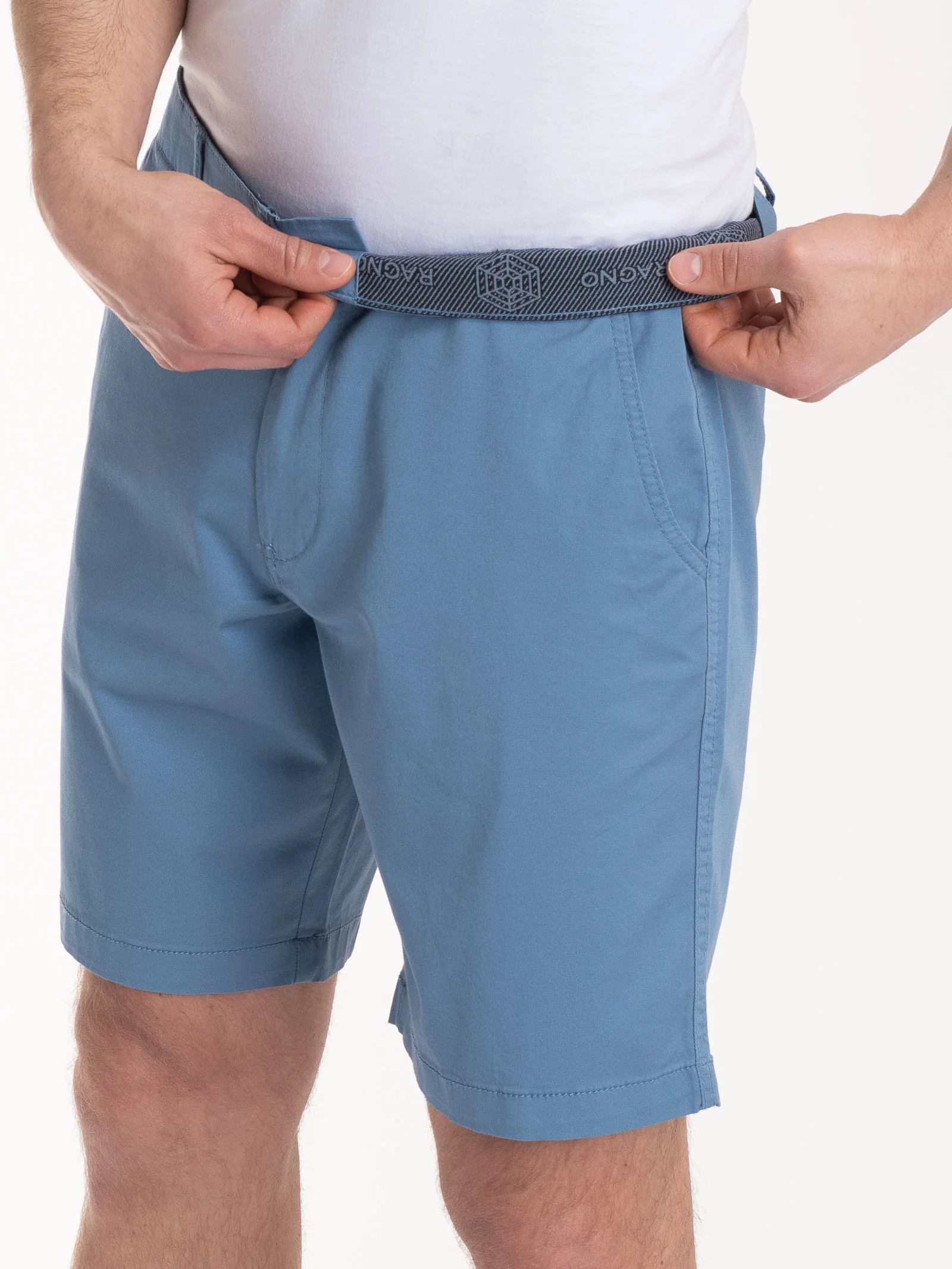 Bermuda con tasche in Summer Twill - Coronet Blue - Image 3