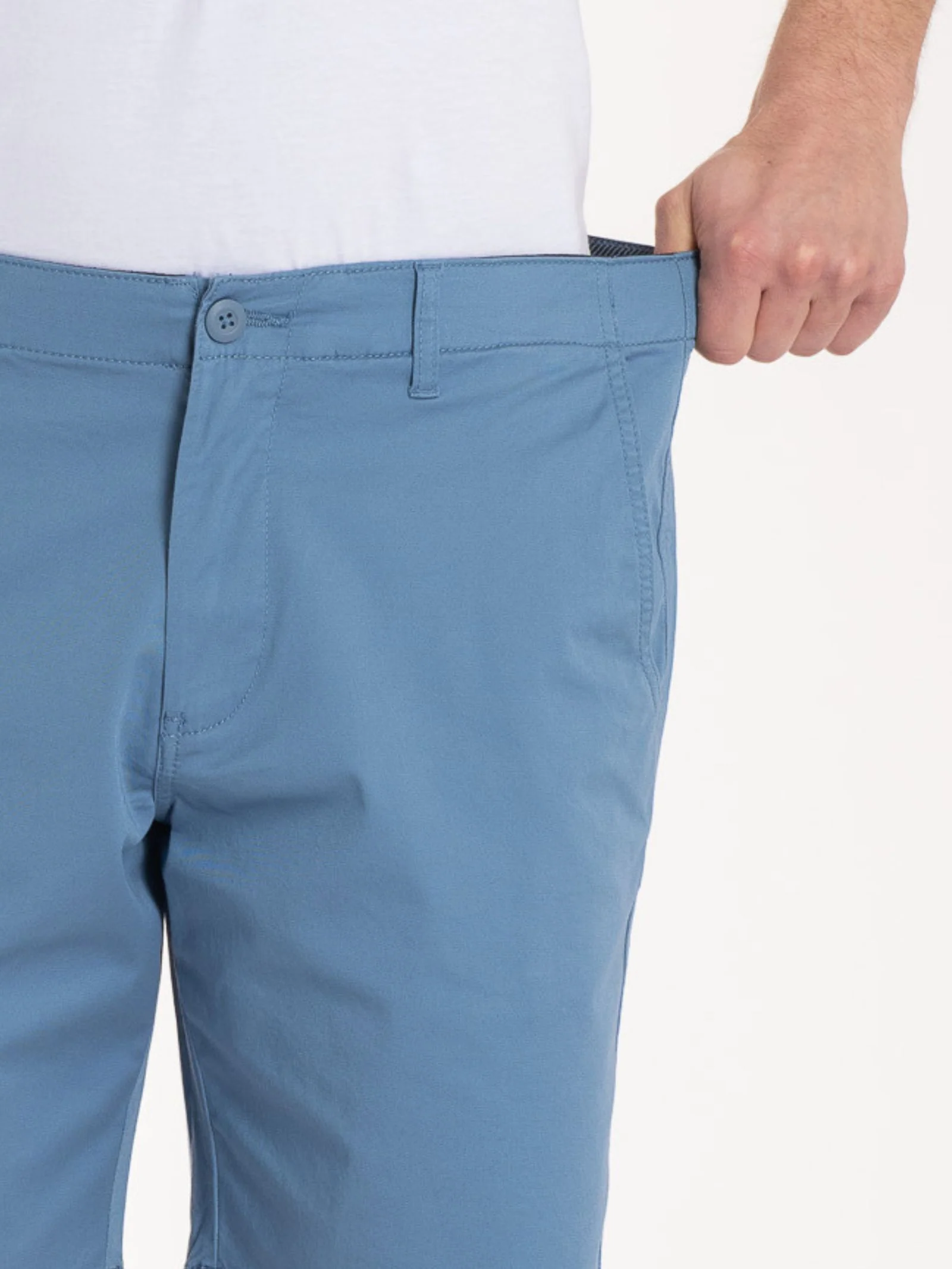 Bermuda con tasche in Summer Twill - Coronet Blue - Image 4