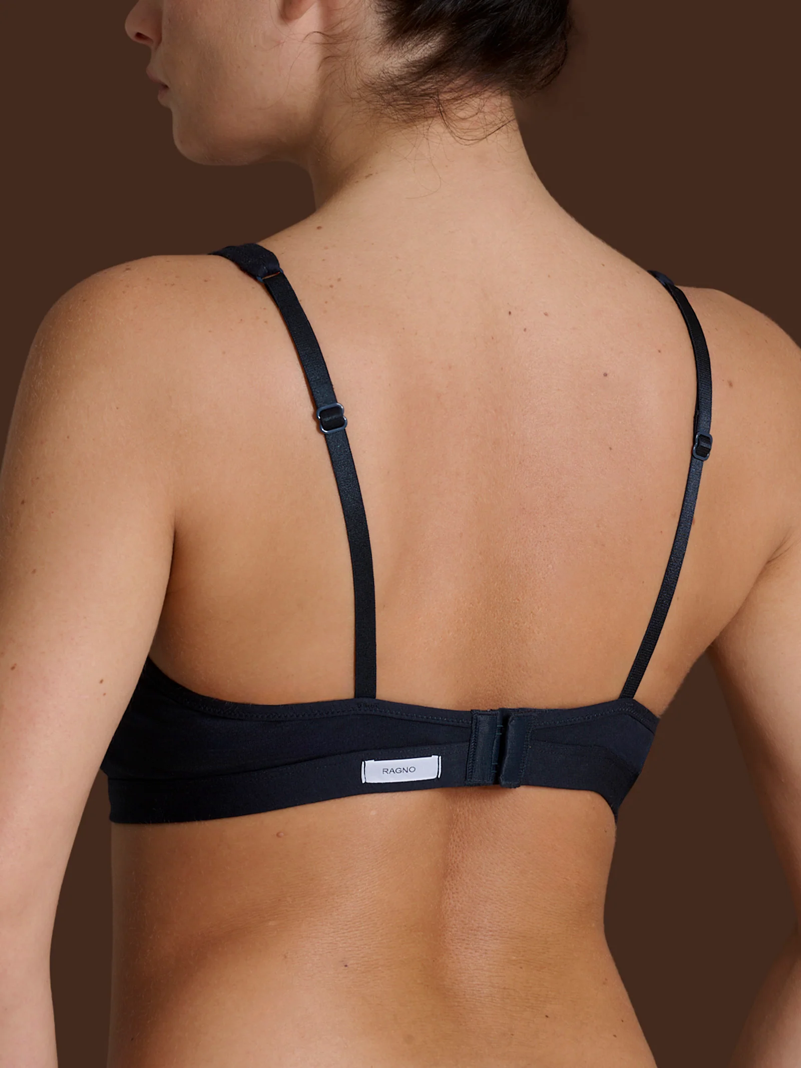beYOUtiful Bralette - Reggiseno in cotone elasticizzato extra fine - Bleu - Image 3