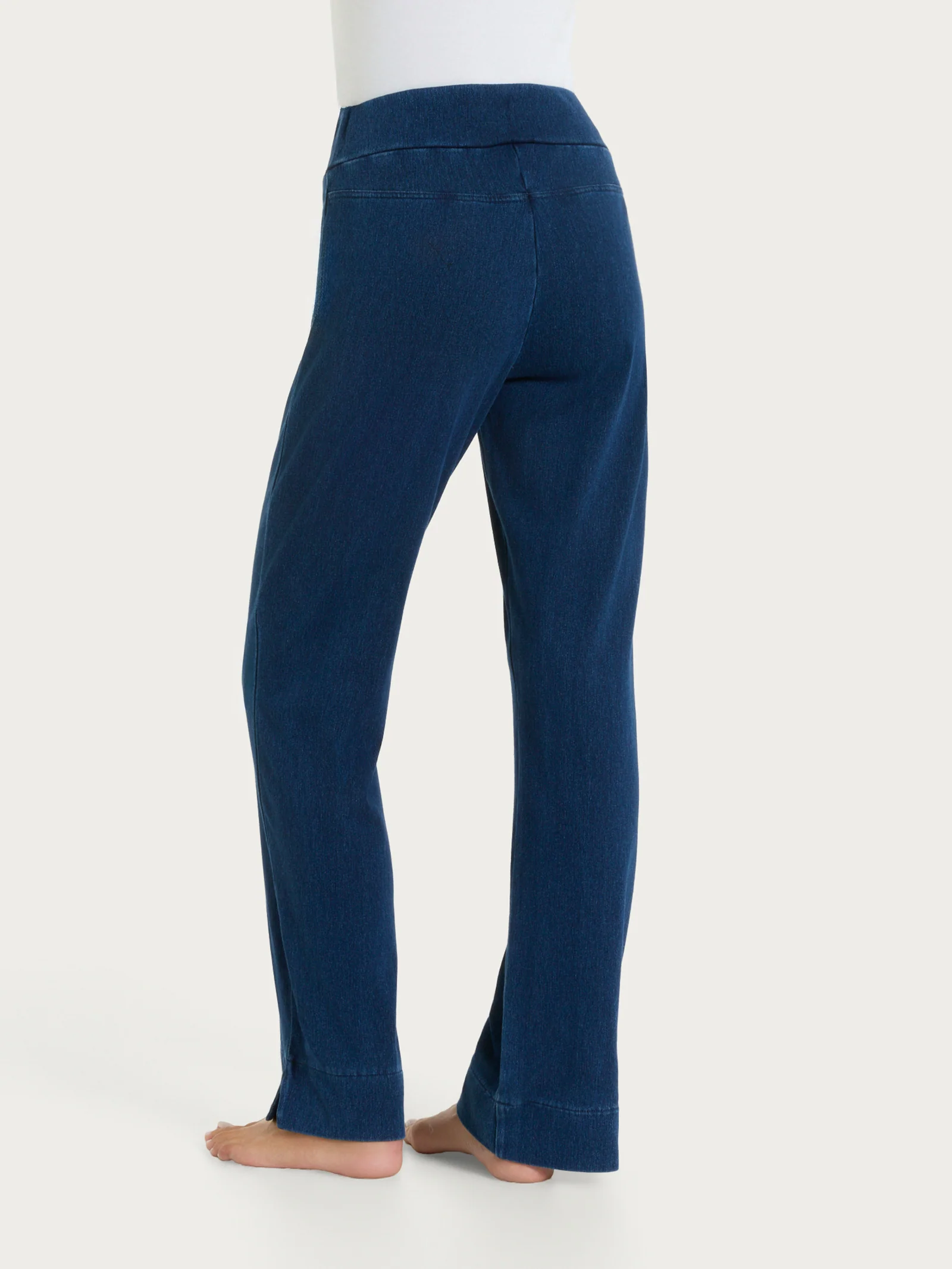 beYOUtiful Homewear – Leggings a gamba dritta in maglia denim - Persia - Image 2