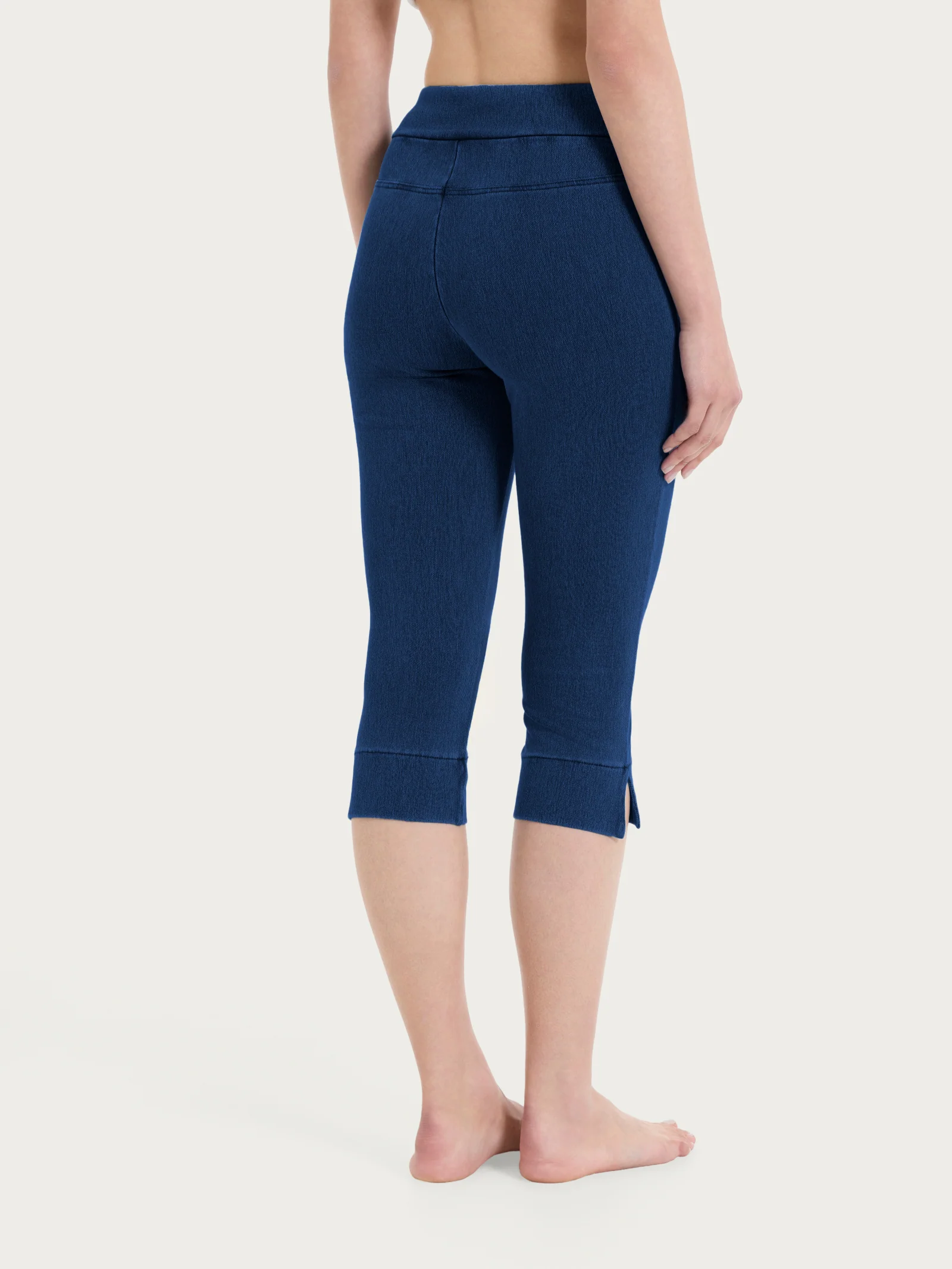 beYOUtiful Homewear – Leggings a pinocchietto in maglia denim - Persia - Image 2
