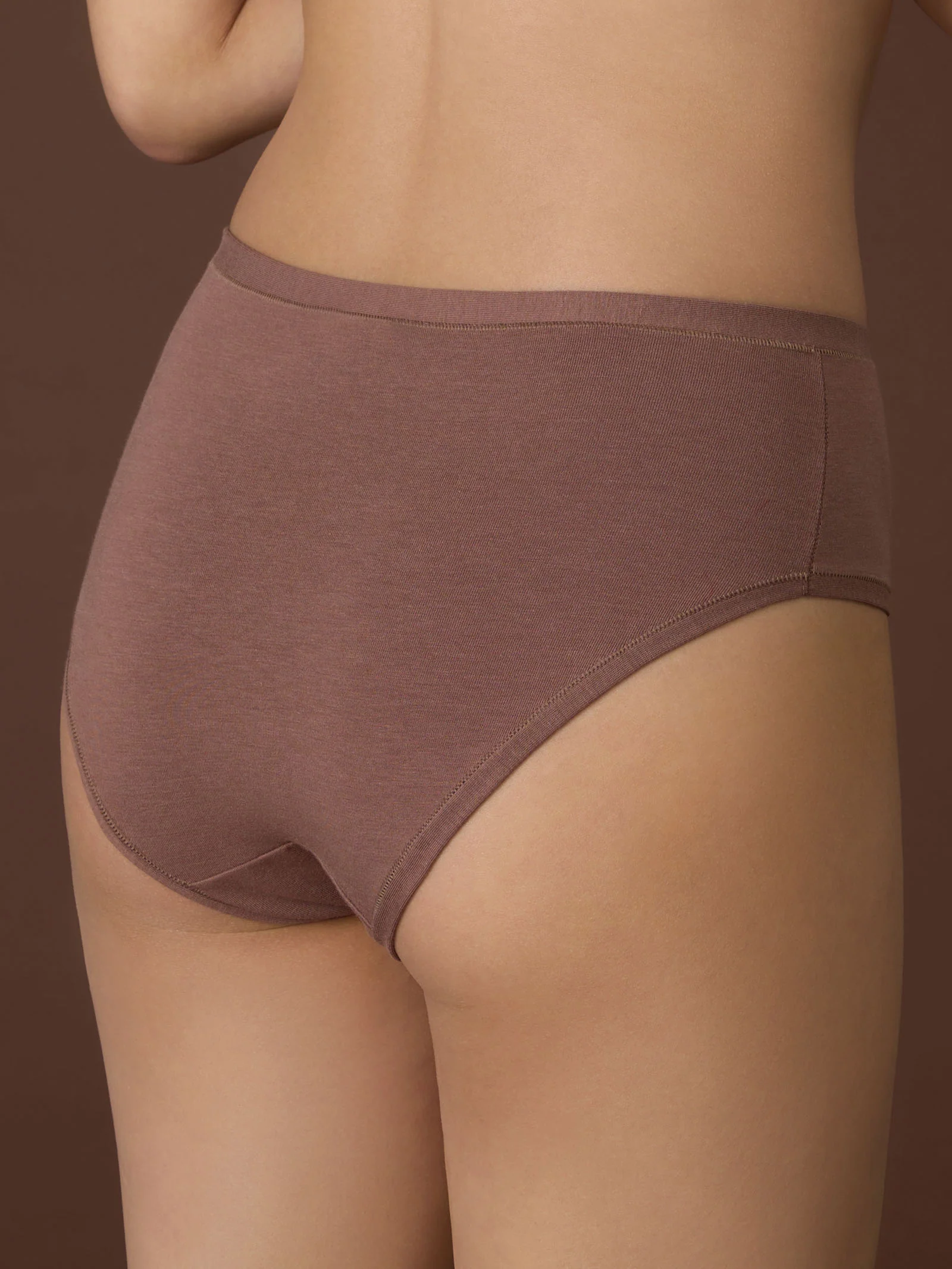 beYOUtiful - Slip alto in cotone elasticizzato extra fine - Acorn Bipack - Image 3