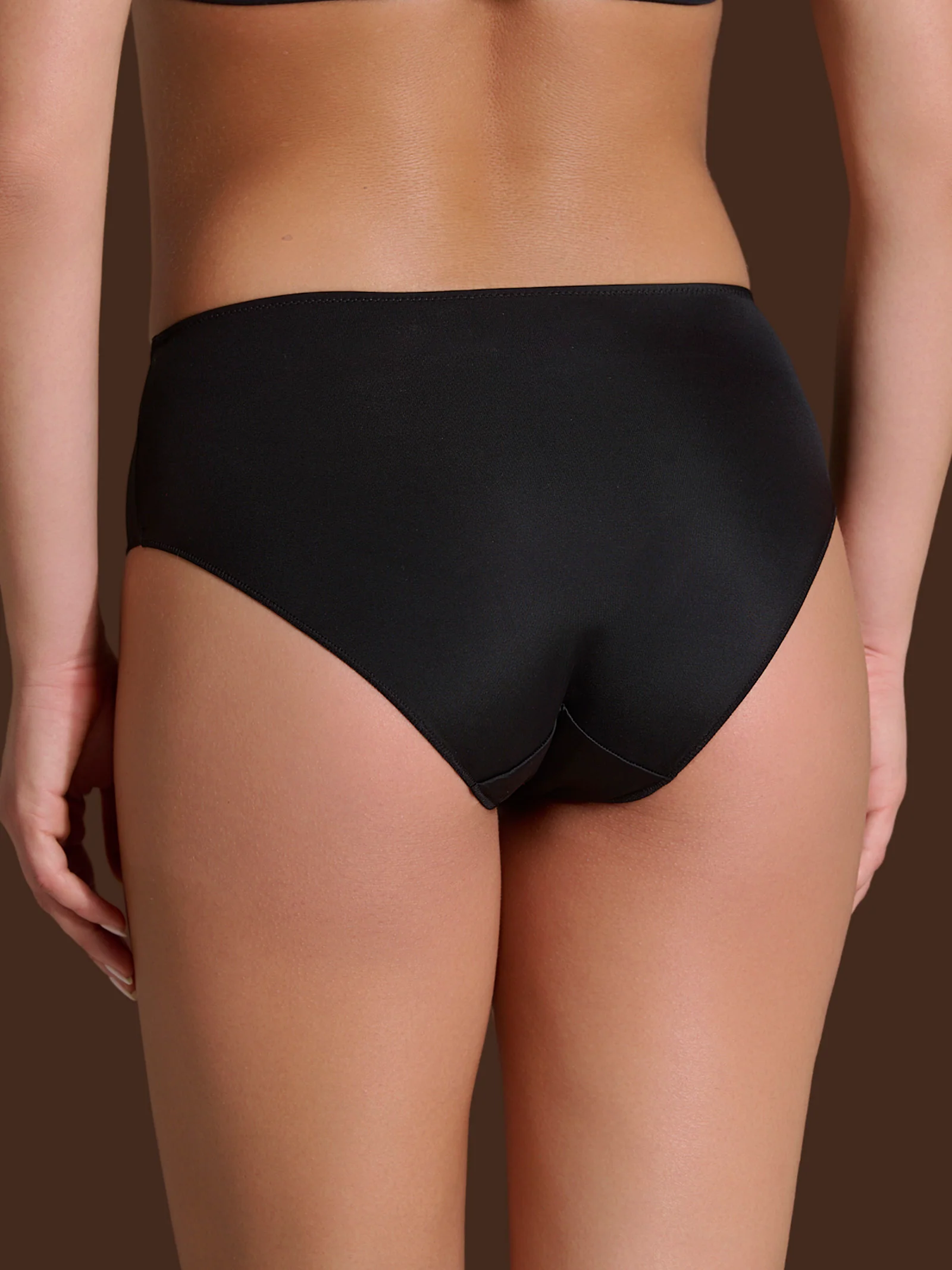 beYOUtiful - Slip alto in Microfibra Compact - Nero Bipack - Image 2