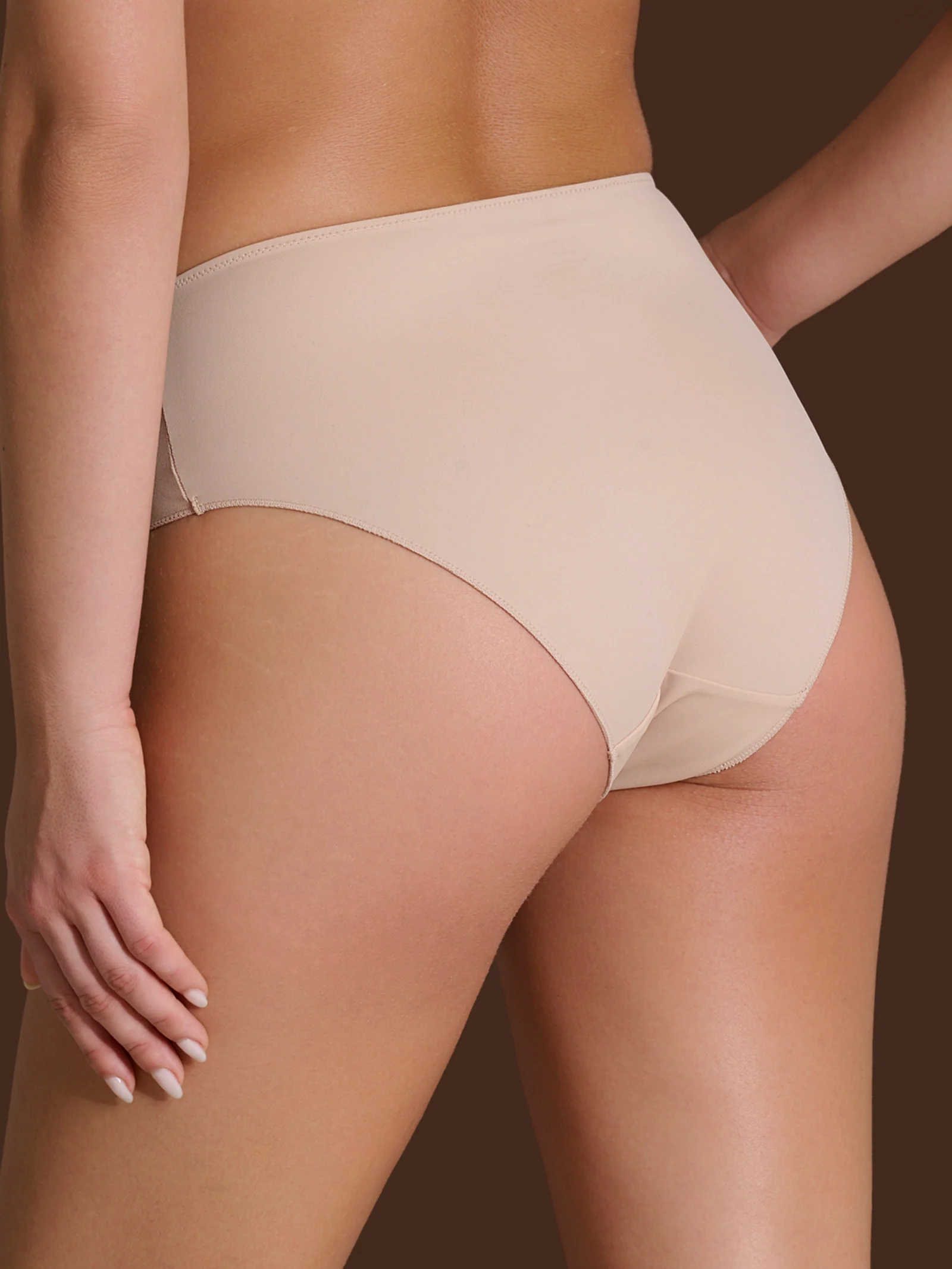 beYOUtiful - Slip alto in Microfibra Compact - Smoke Gray Bipack - Image 2