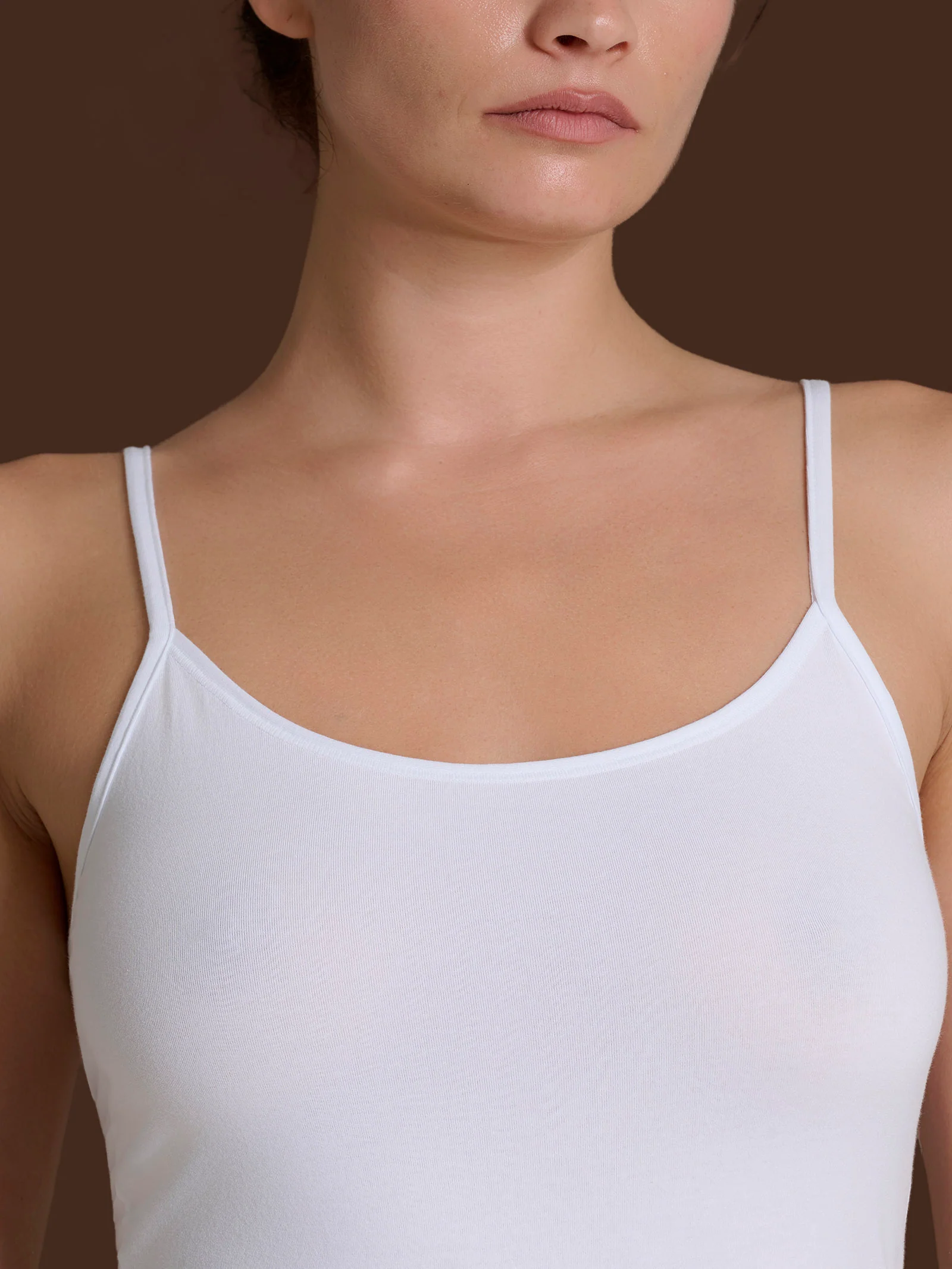 beYOUtiful - Top in cotone elasticizzato extra fine - Bleu - Image 4