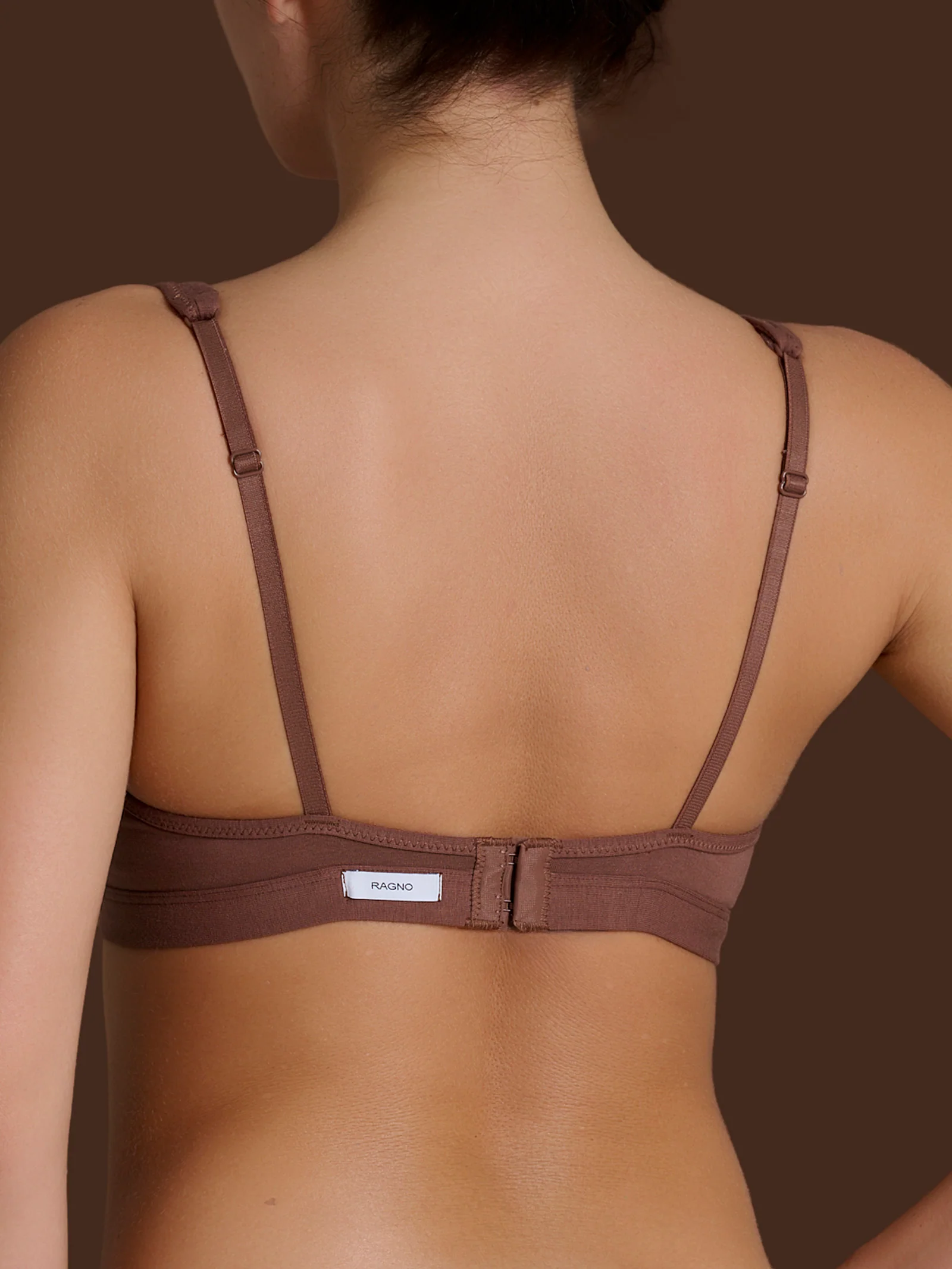 beYOUtiful YouUp - Reggiseno a vela in cotone elasticizzato - Acorn - Image 2