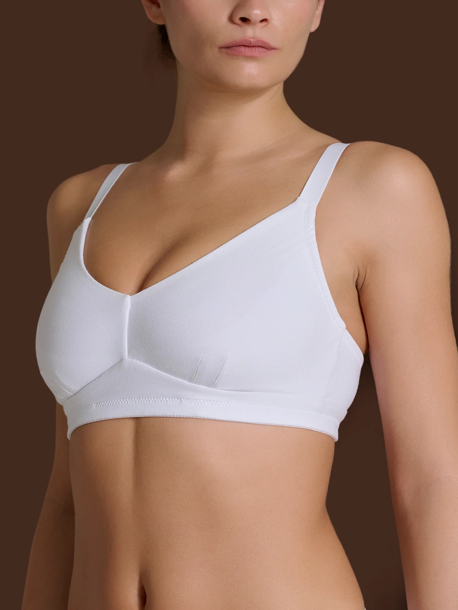 beYOUtiful YouUp - Reggiseno BC a pieno supporto in cotone elasticizzato - Bianco - Image 4