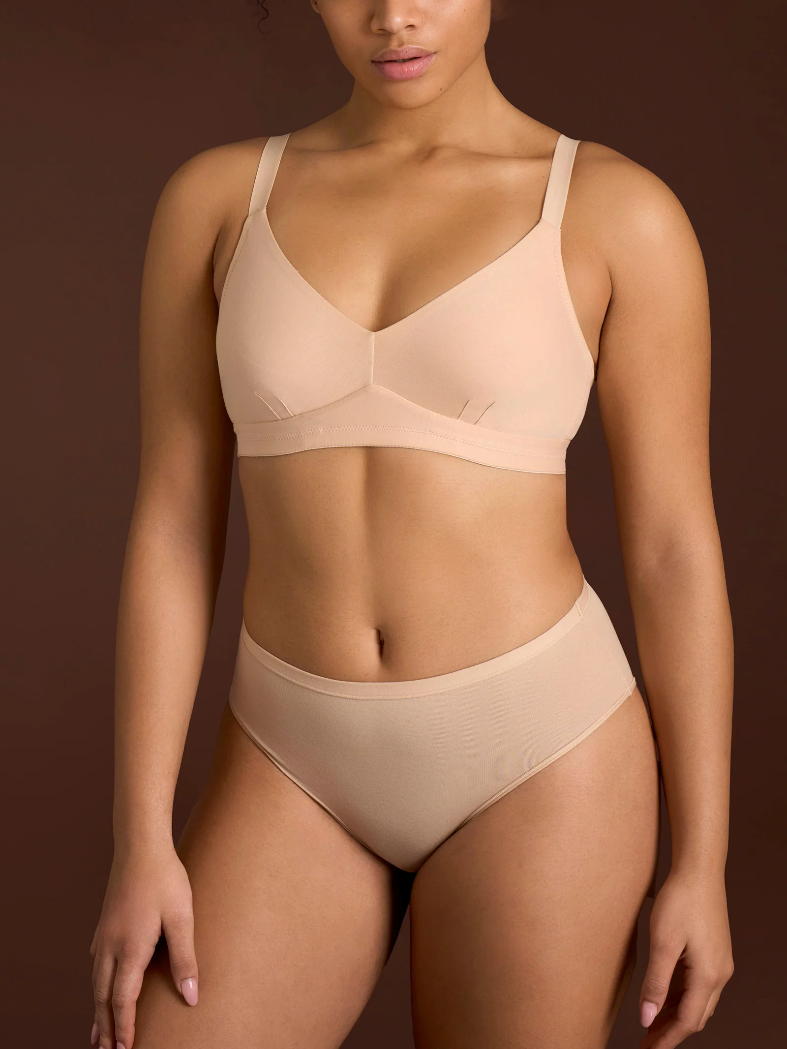 beYOUtiful YouUp - Reggiseno BC a pieno supporto in cotone elasticizzato - Smoke Gray - Image 3