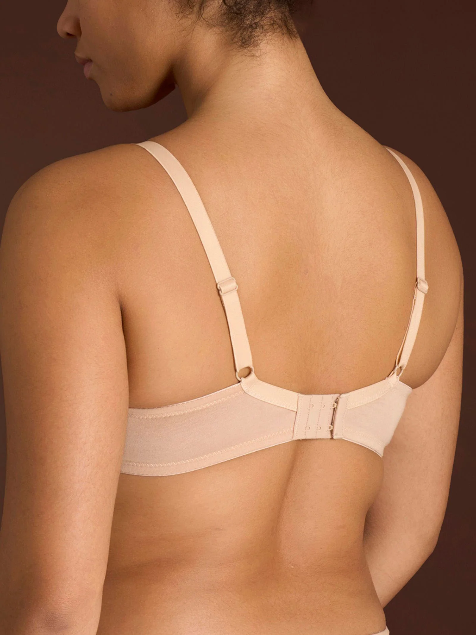 beYOUtiful YouUp - Reggiseno con imbottitura in cotone elasticizzato - Smoke Gray - Image 4