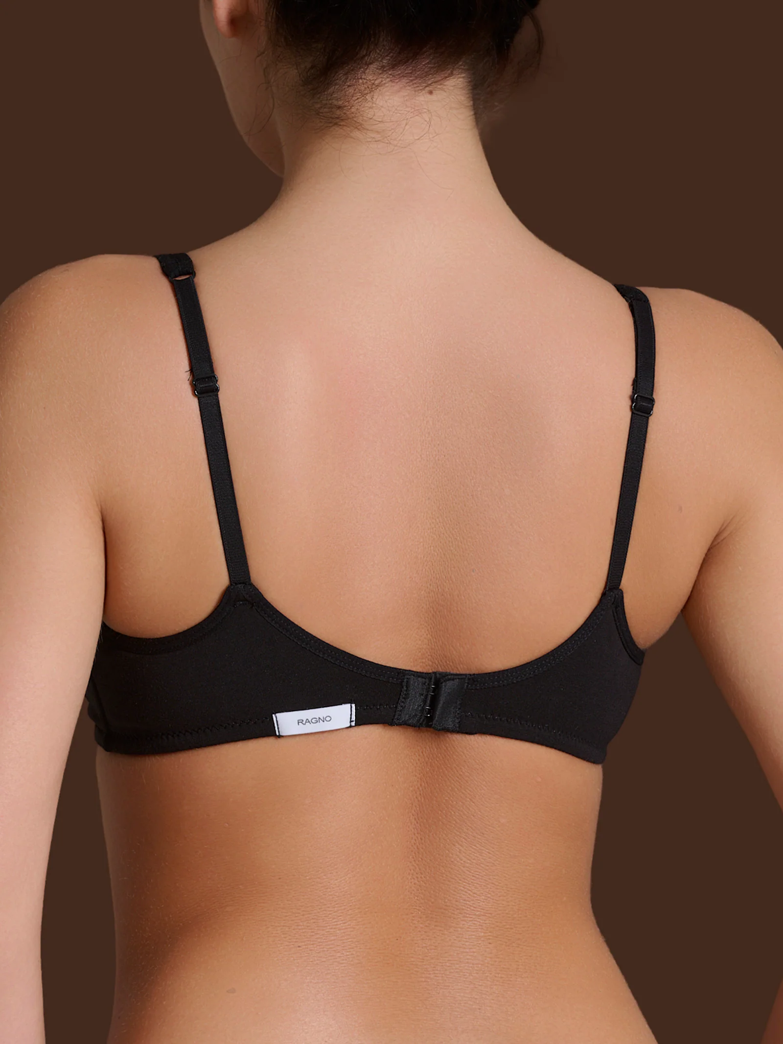 beYOUtiful YouUp - Reggiseno senza ferretto in cotone elasticizzato - Nero - Image 2