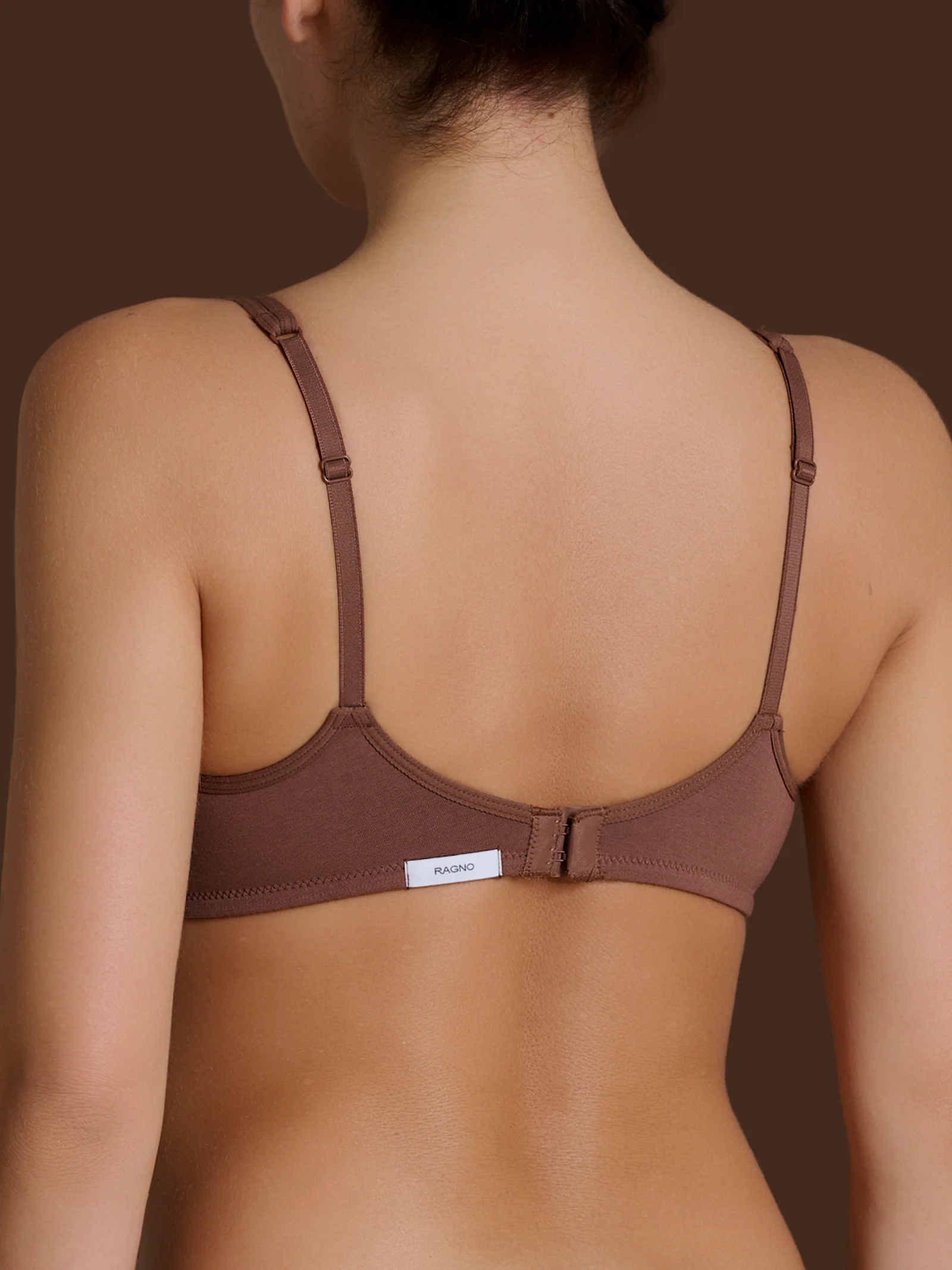 beYOUtiful YouUp - Reggiseno senza ferretto in cotone elasticizzato - Acorn - Image 4