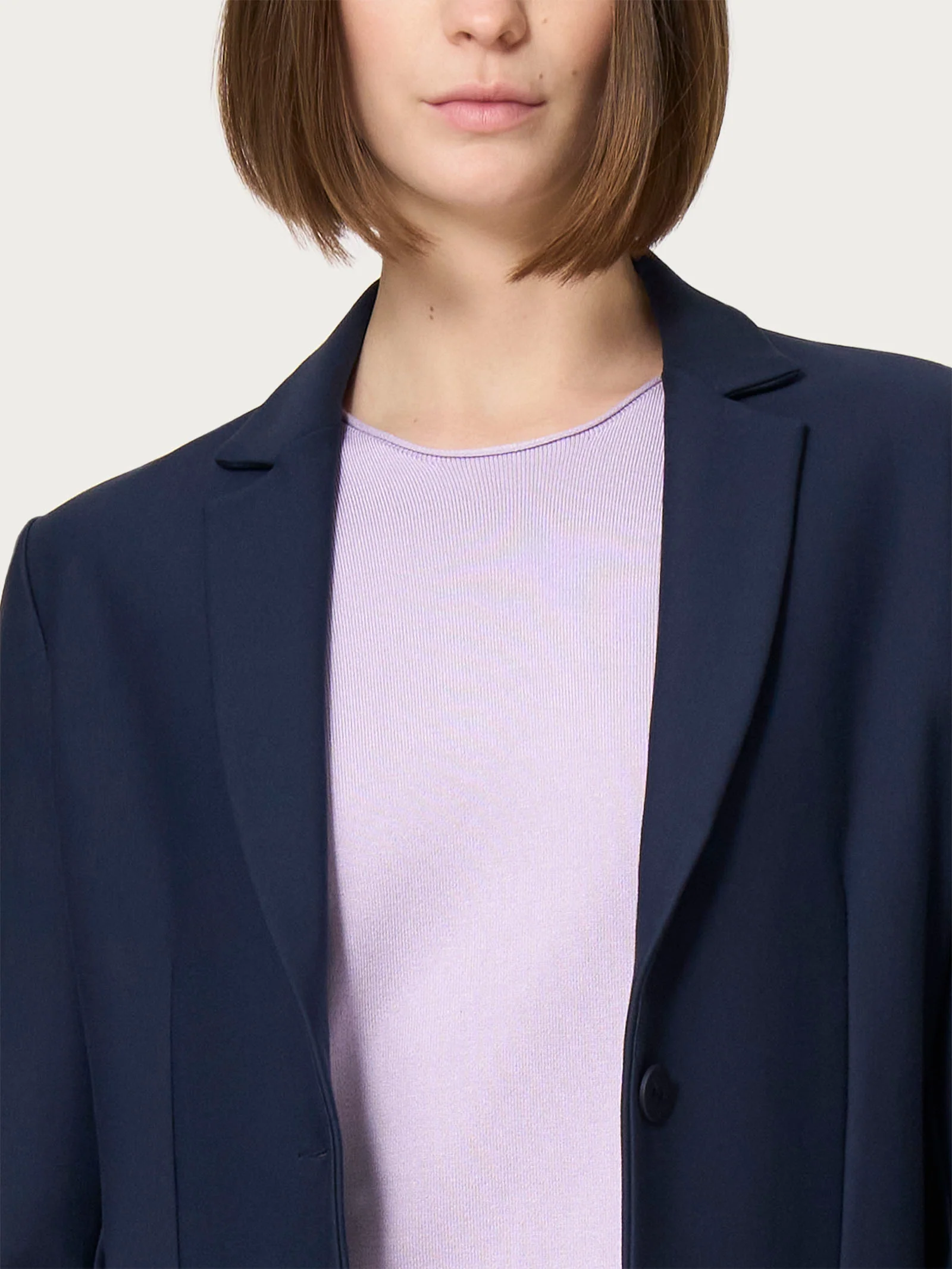 Blazer con due bottoni in Compact - Persia - Image 4