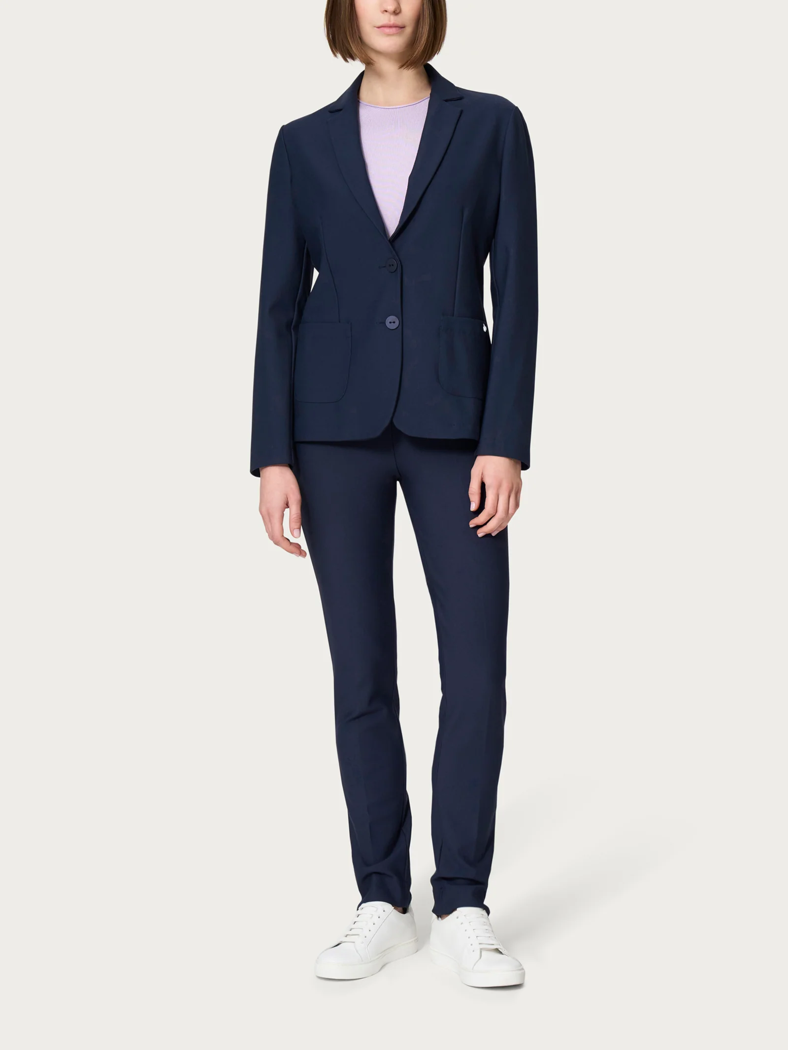 Blazer con due bottoni in Compact - Persia - Image 5