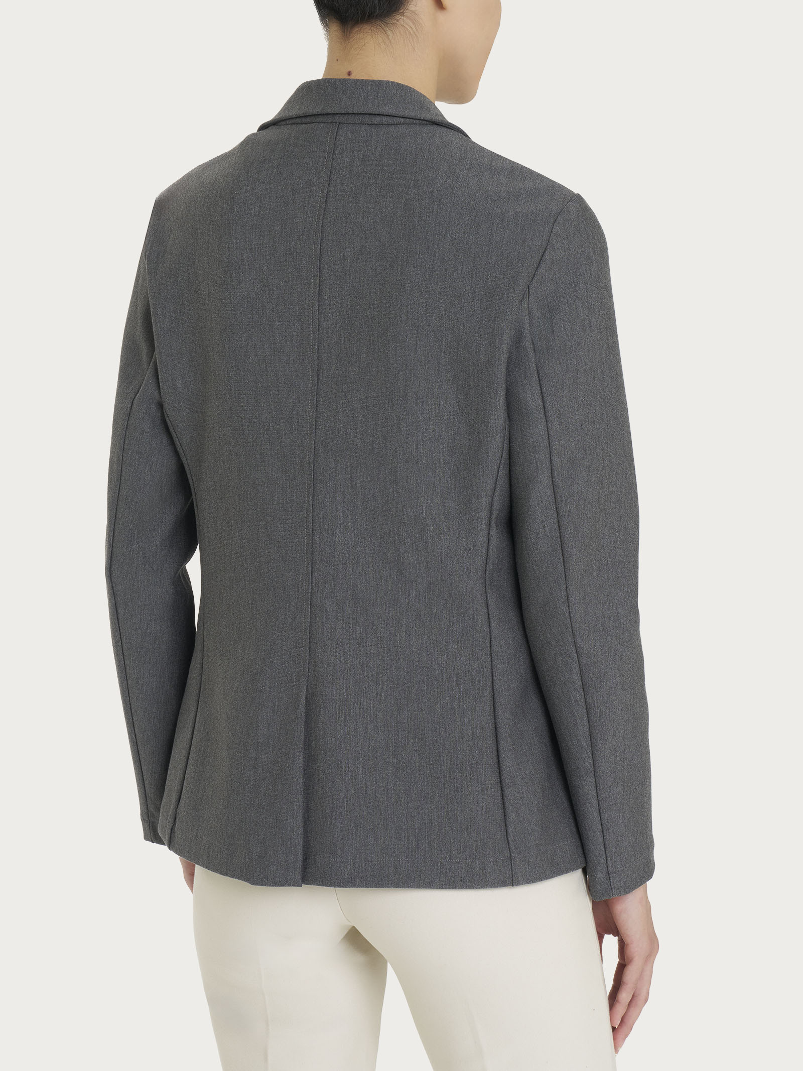 Blazer con due bottoni in Compact - Ardesia Mel. - Image 2