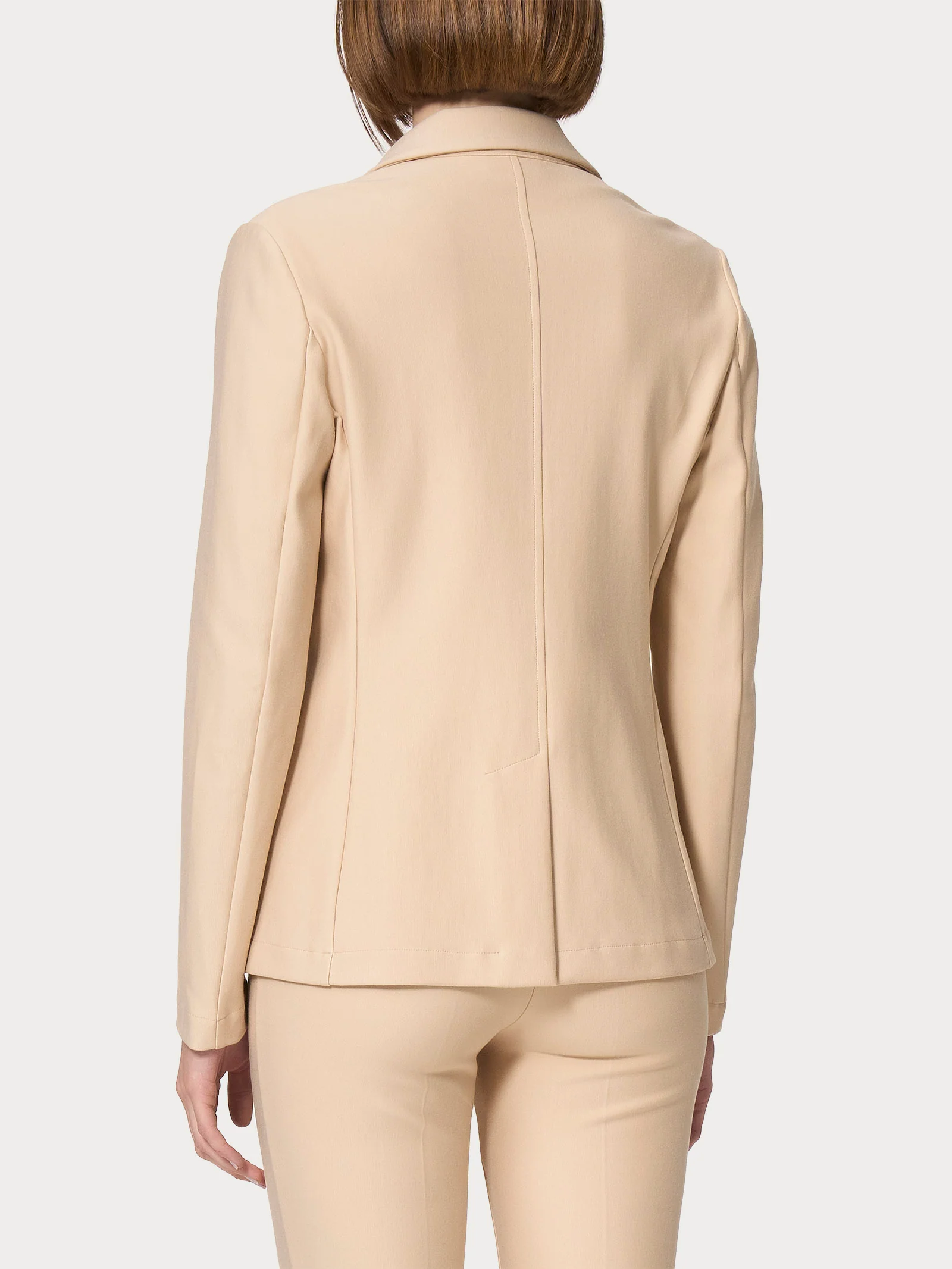 Blazer con due bottoni in Compact - Irish Cream - Image 2