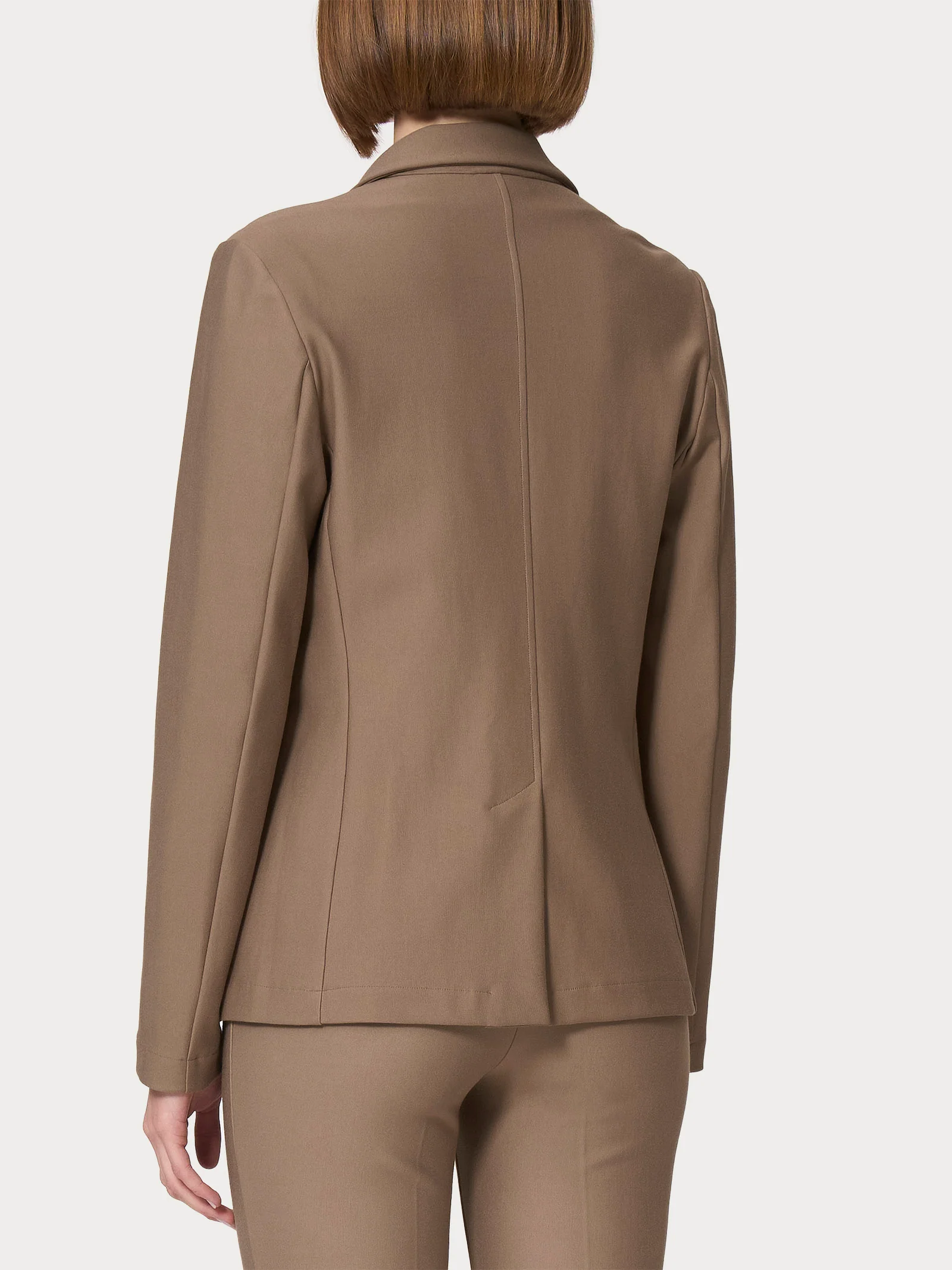 Blazer con due bottoni in Compact - Pine Bark - Image 2
