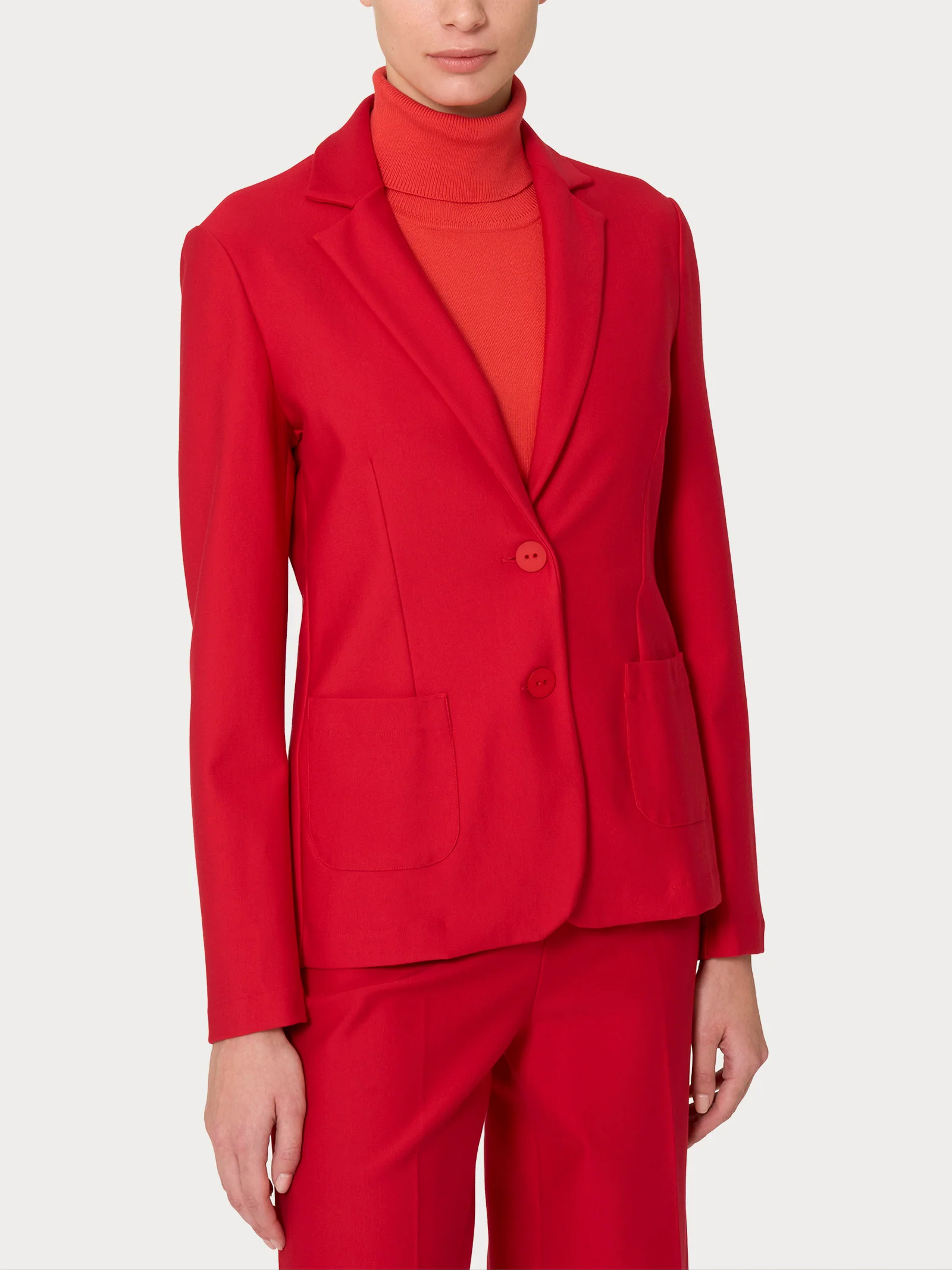 Blazer con due bottoni in Compact - Salsa