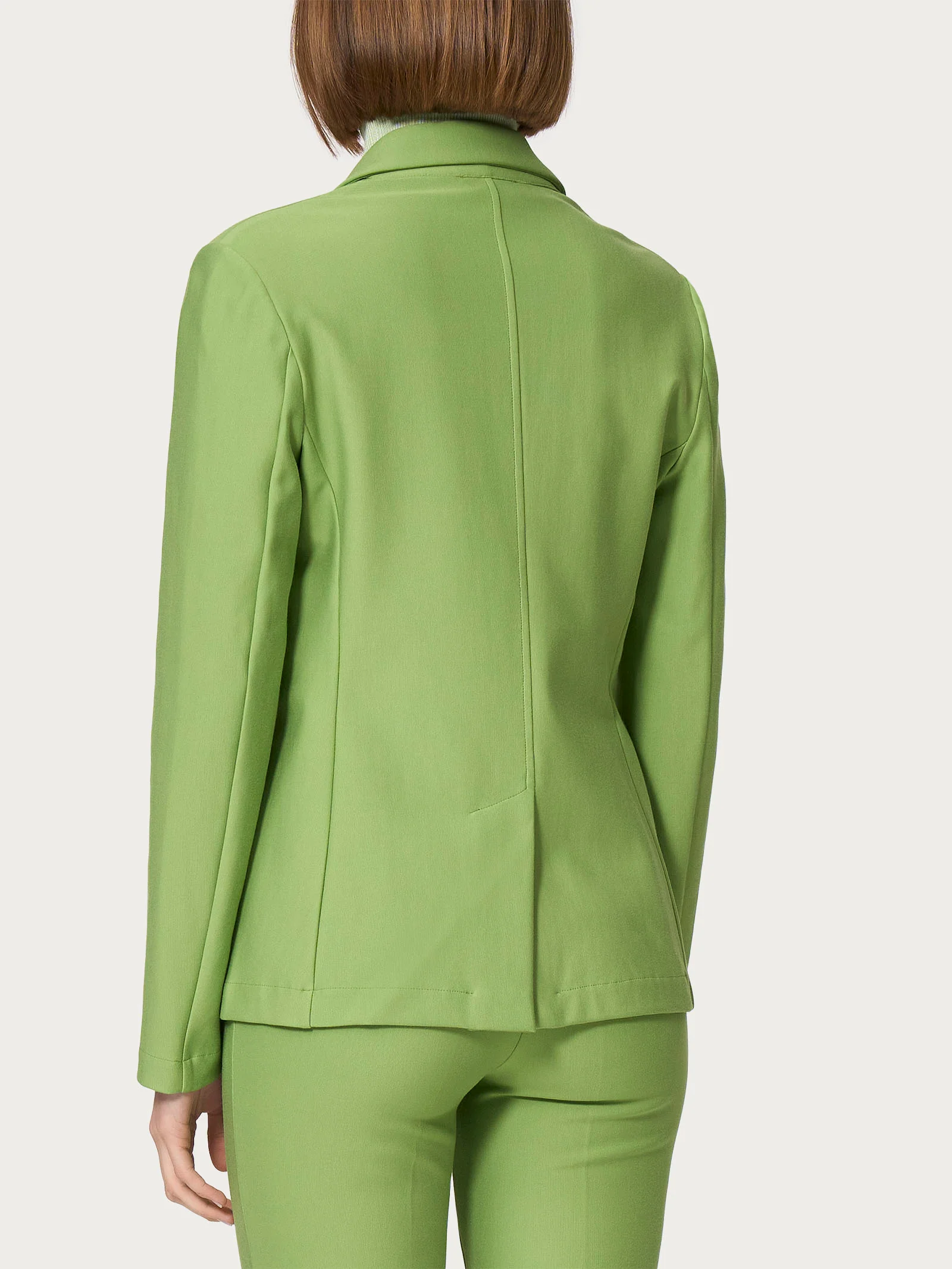 Blazer con due bottoni in Compact - Piquant Green - Image 2