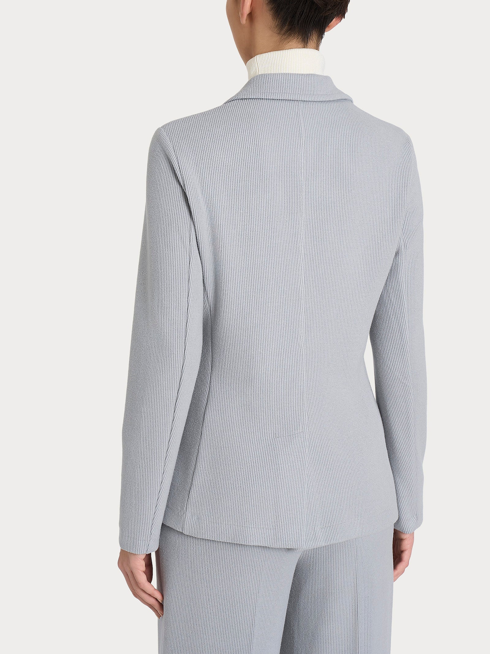 Blazer con due bottoni in Velvet - Ultimate Gray - Image 2