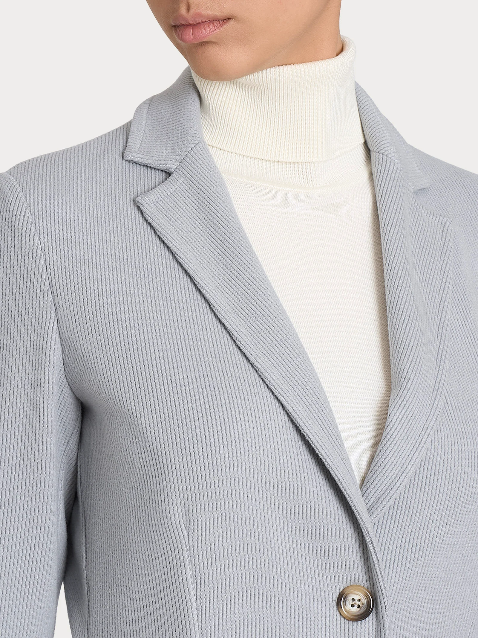 Blazer con due bottoni in Velvet - Ultimate Gray - Image 3