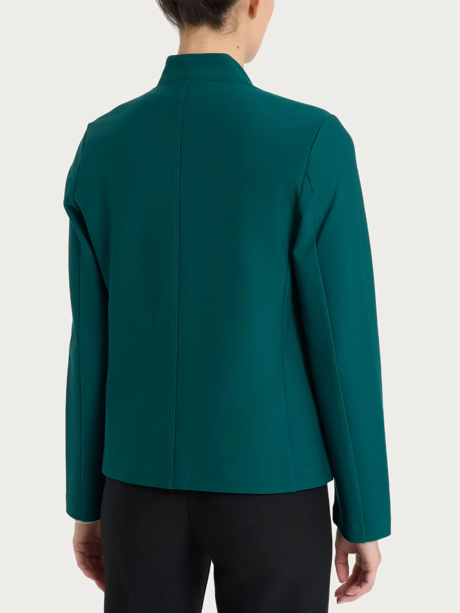 Blazer corto in Compact - Rain Forest - Image 2