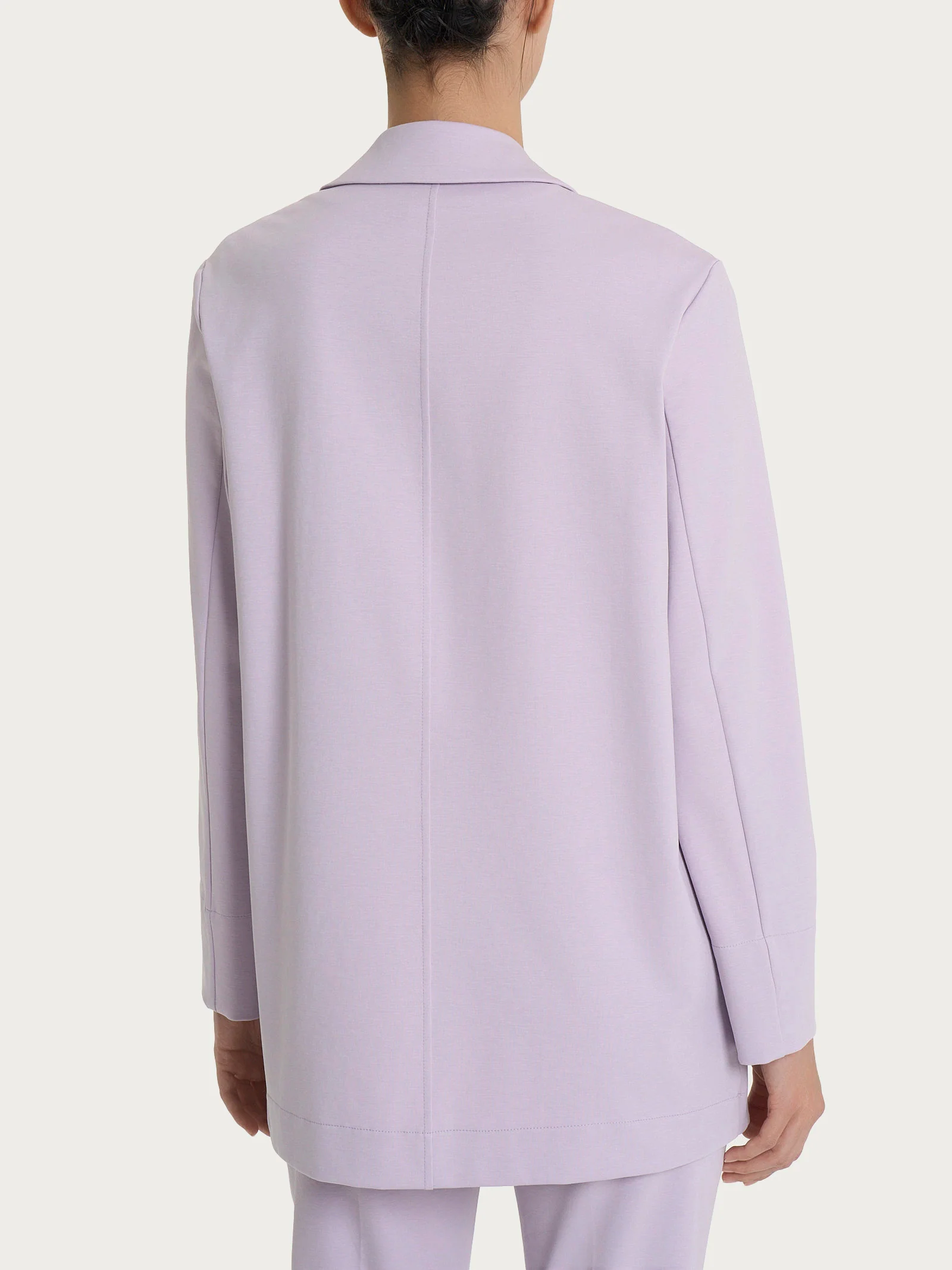 Blazer destrutturato in Compact Light - Thistle - Image 3