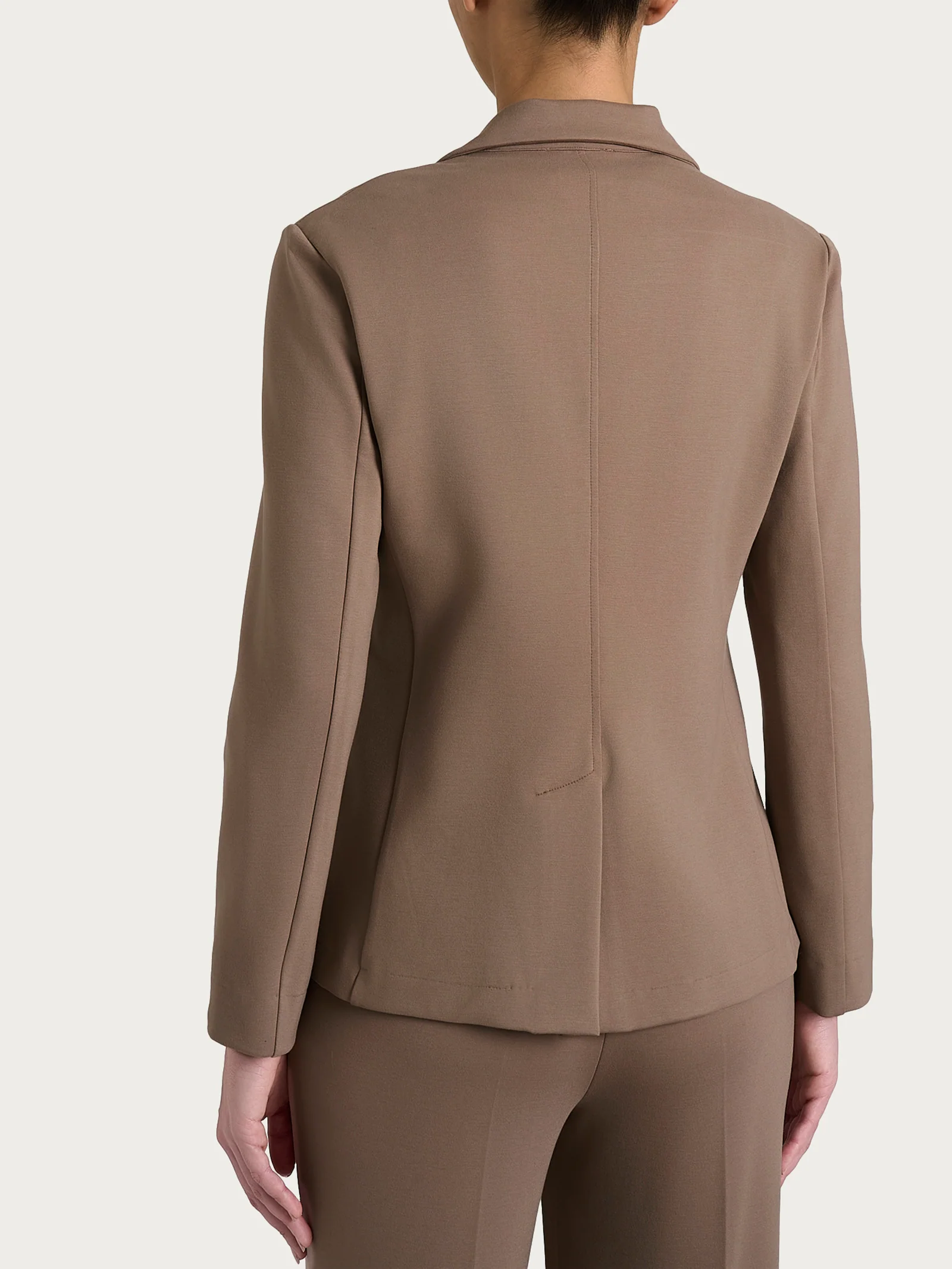 Blazer due bottoni in Cashmere Compact - Pine Bark - Image 2