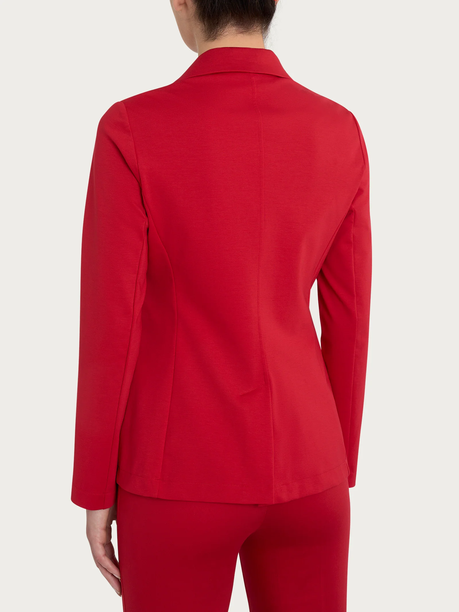 Blazer due bottoni in Compact Light - Salsa - Image 2