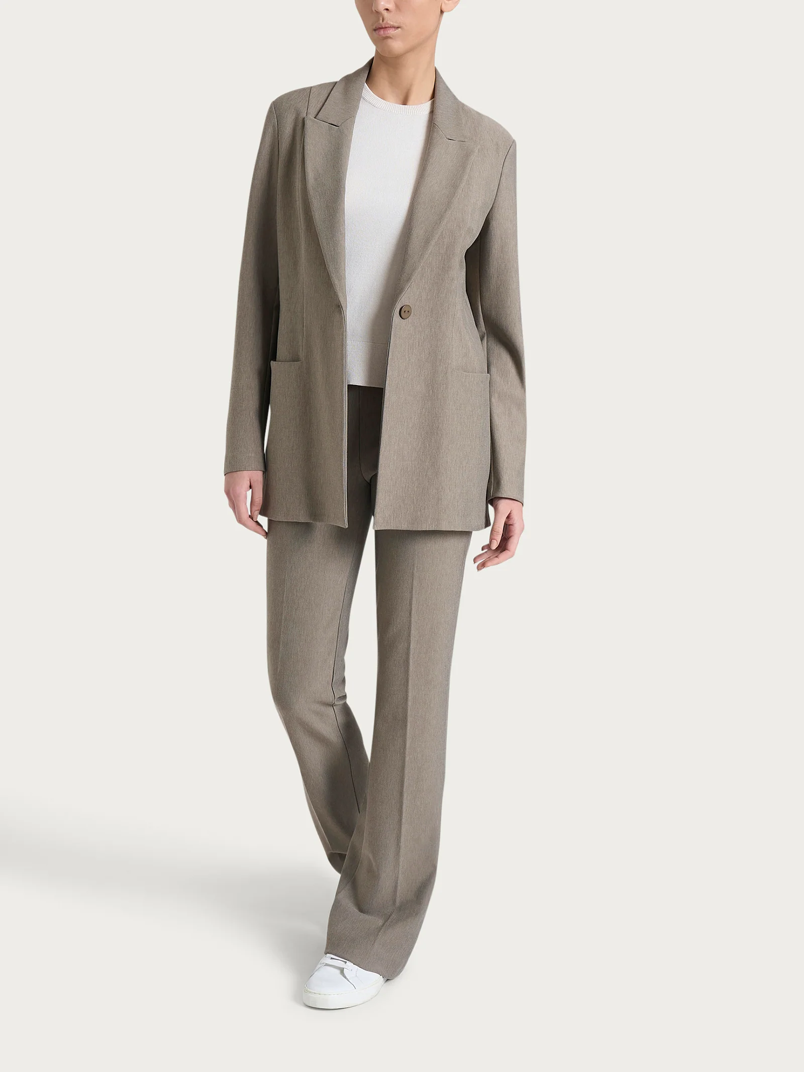Blazer over con rever a lancia in Compact - Glace' Mel. - Image 5