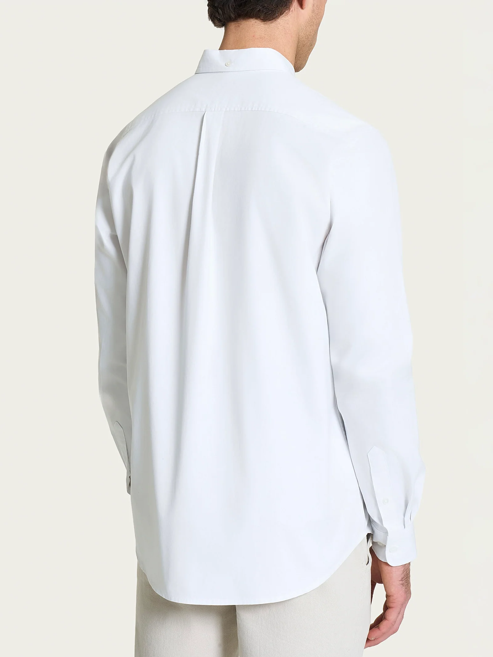 Camicia button down in Oxford Double Twisted - Bianco - Image 2