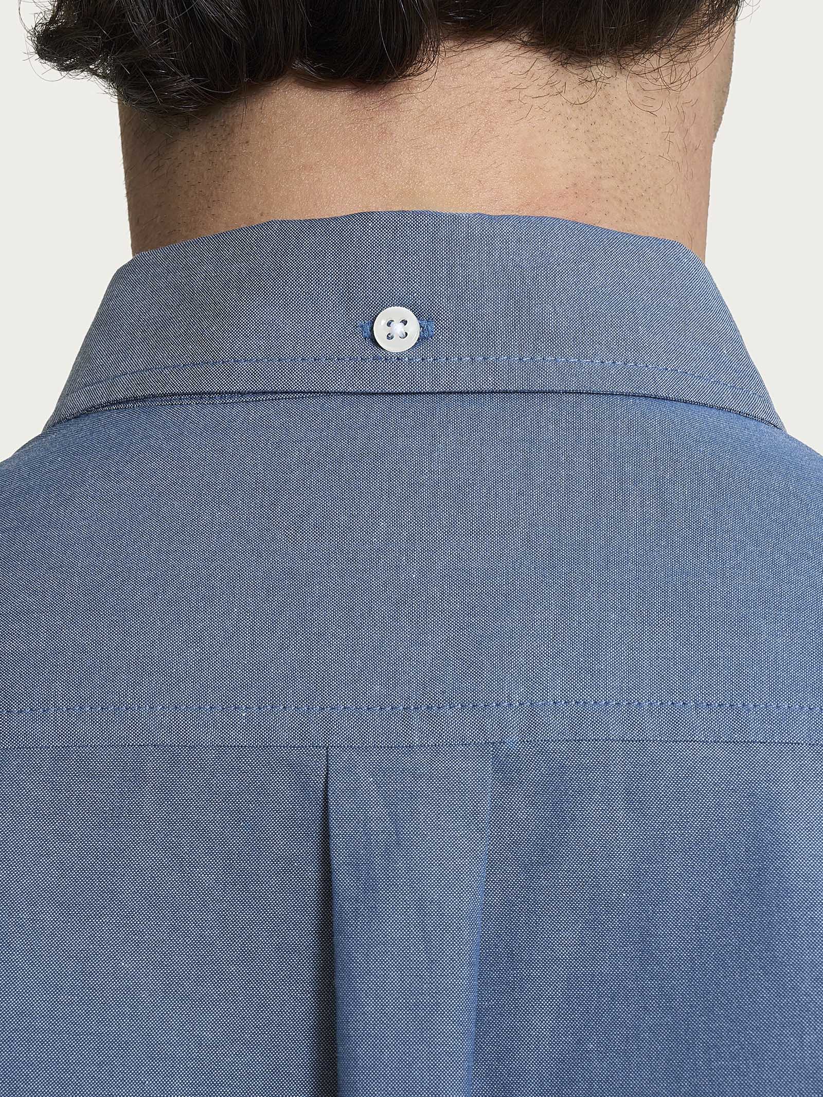Camicia button down in Oxford Double Twisted - Flint Stone - Image 4