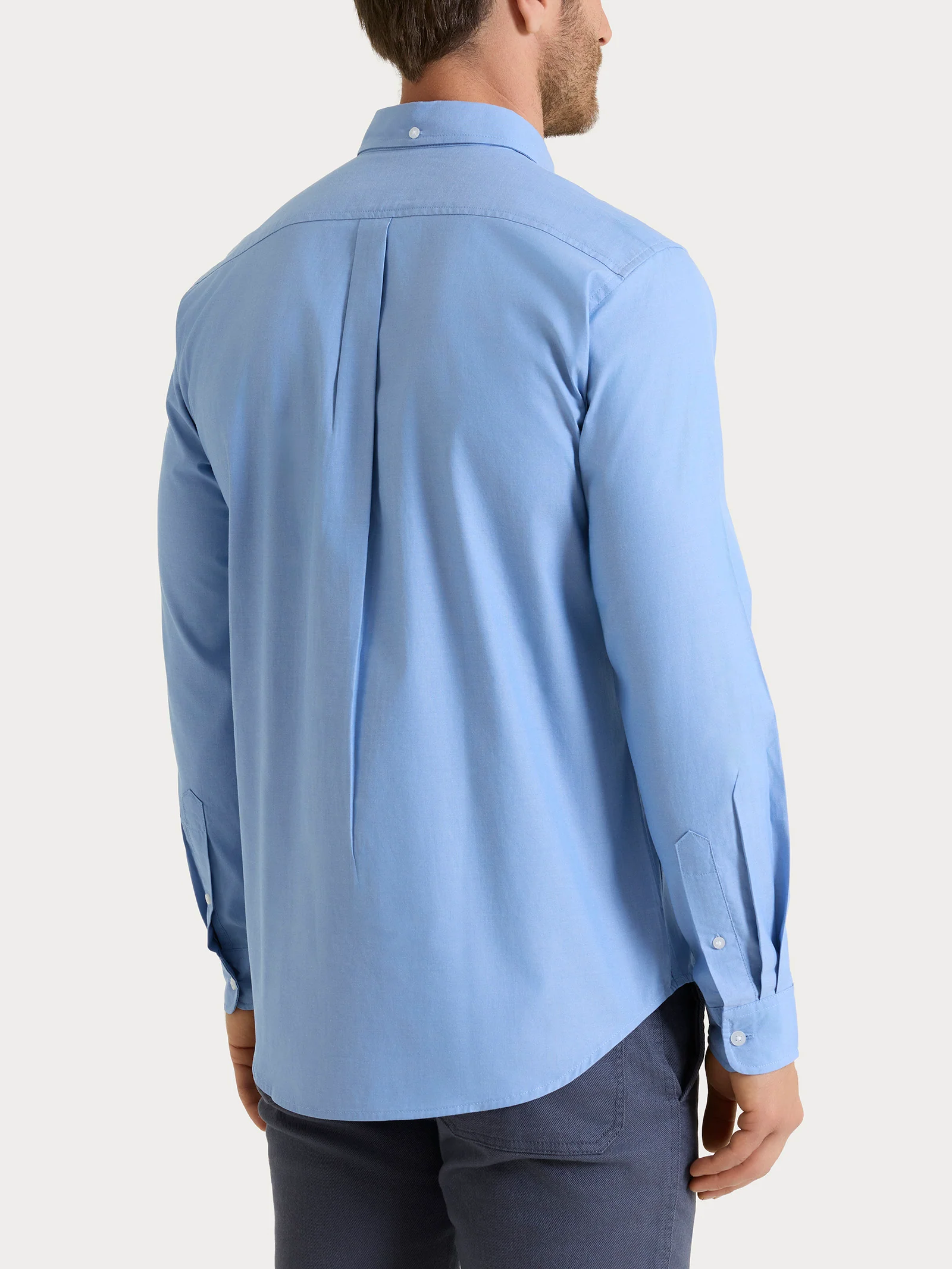 Camicia button down in Oxford Double Twisted - Ashleigh Blue - Image 2