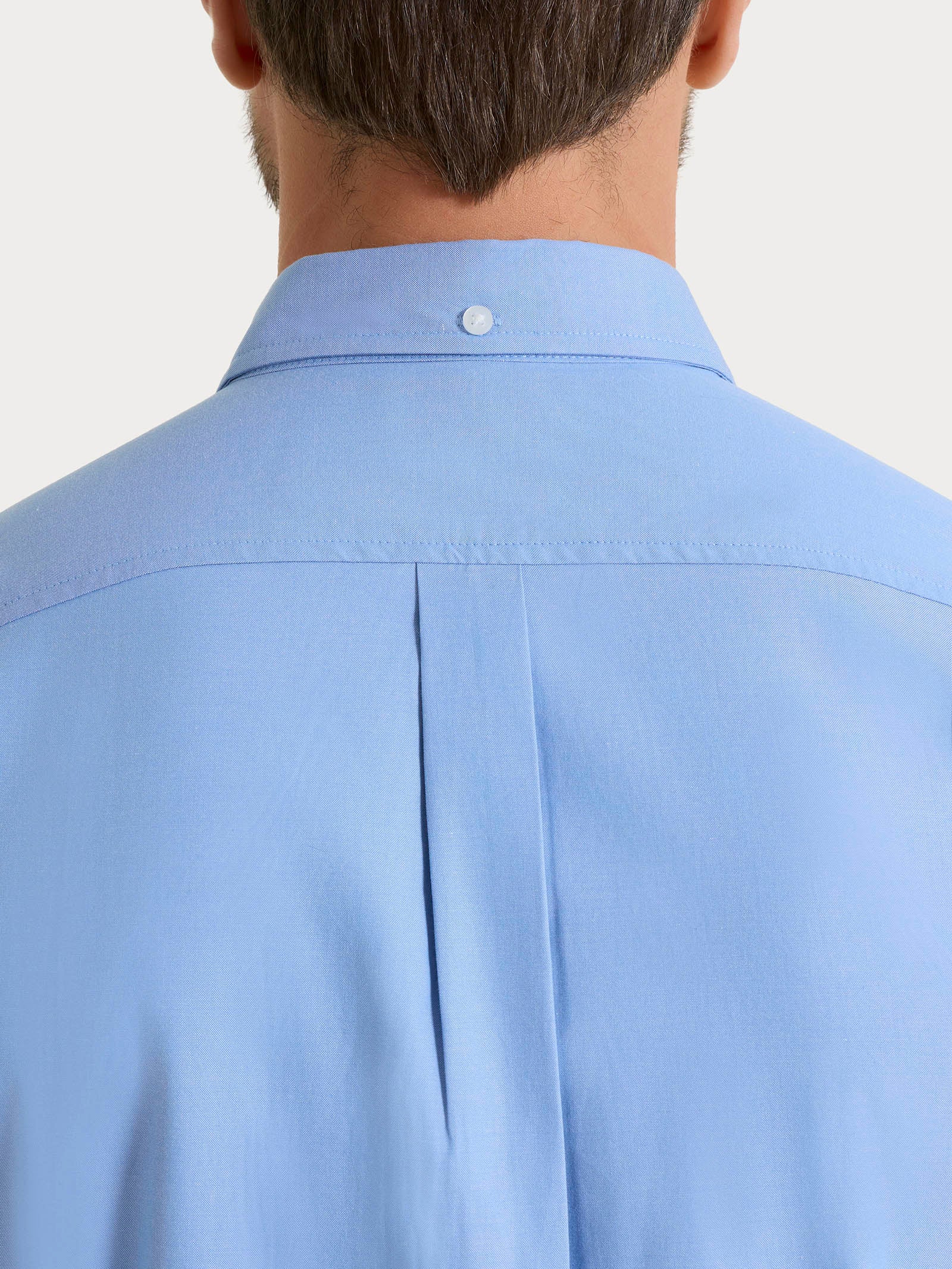 Camicia button down in Oxford Double Twisted - Ashleigh Blue - Image 3