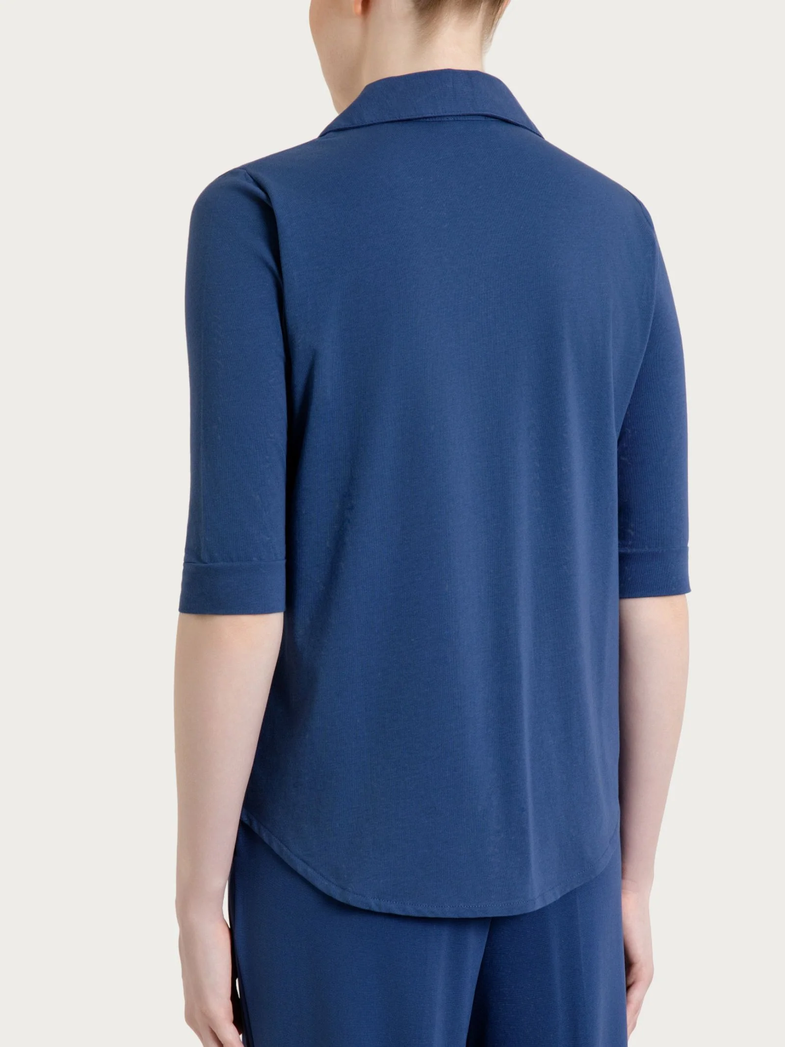 Camicia con manica 3/4 in Ultralight - Oceana - Image 2