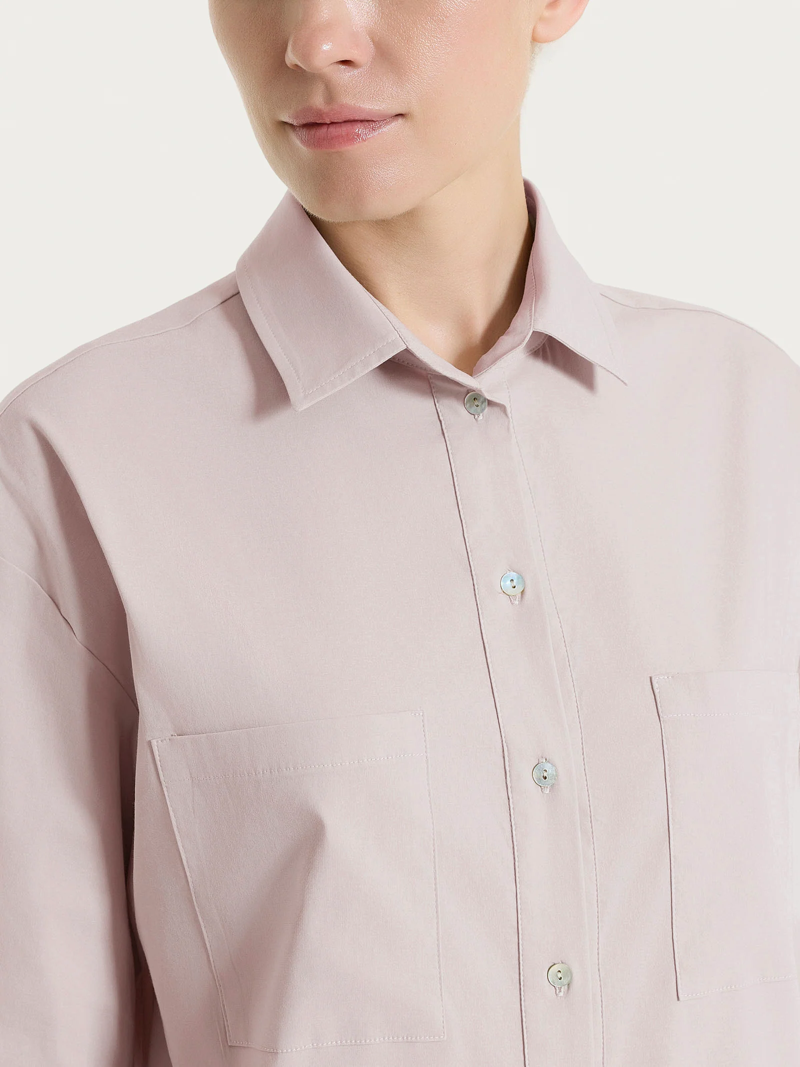 Camicia con manica corta in Super Fresh - Sphinx - Image 3