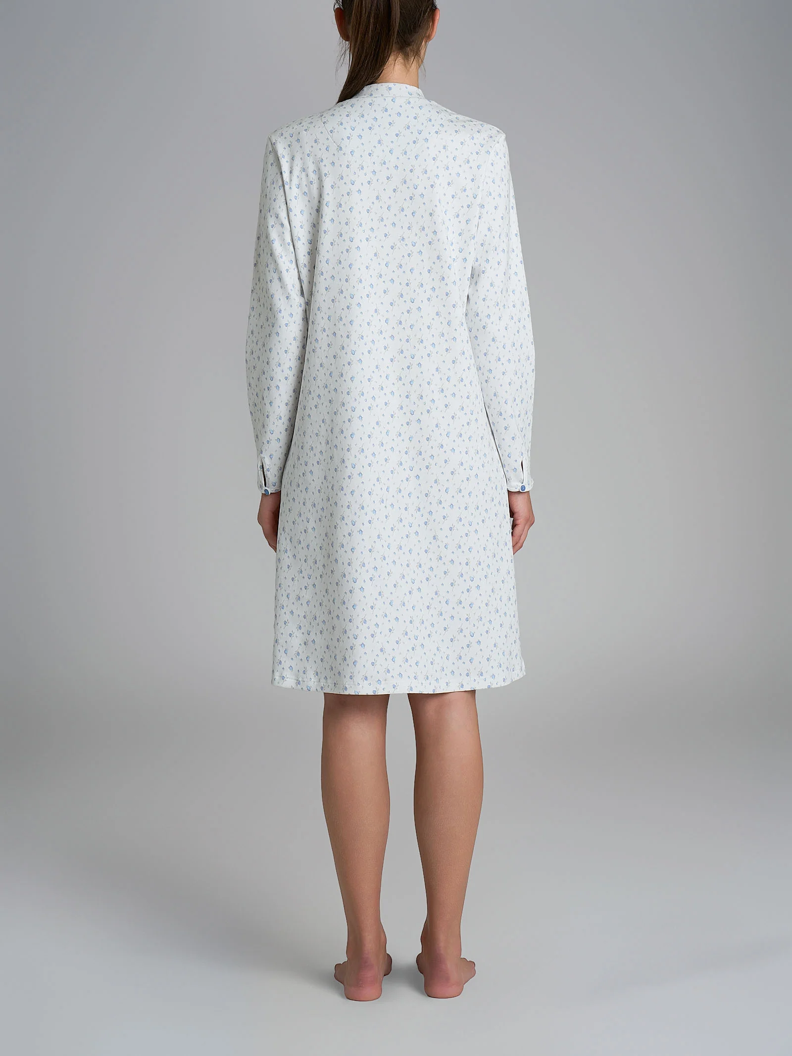 Camicia da notte con pieghe in Interlock di cotone 56-60 - Fant. Eventide - Image 2
