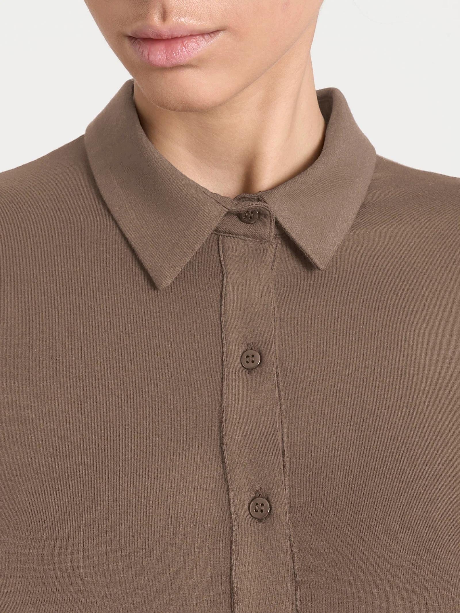 Camicia in Eco Viscosa - Pine Bark - Image 3