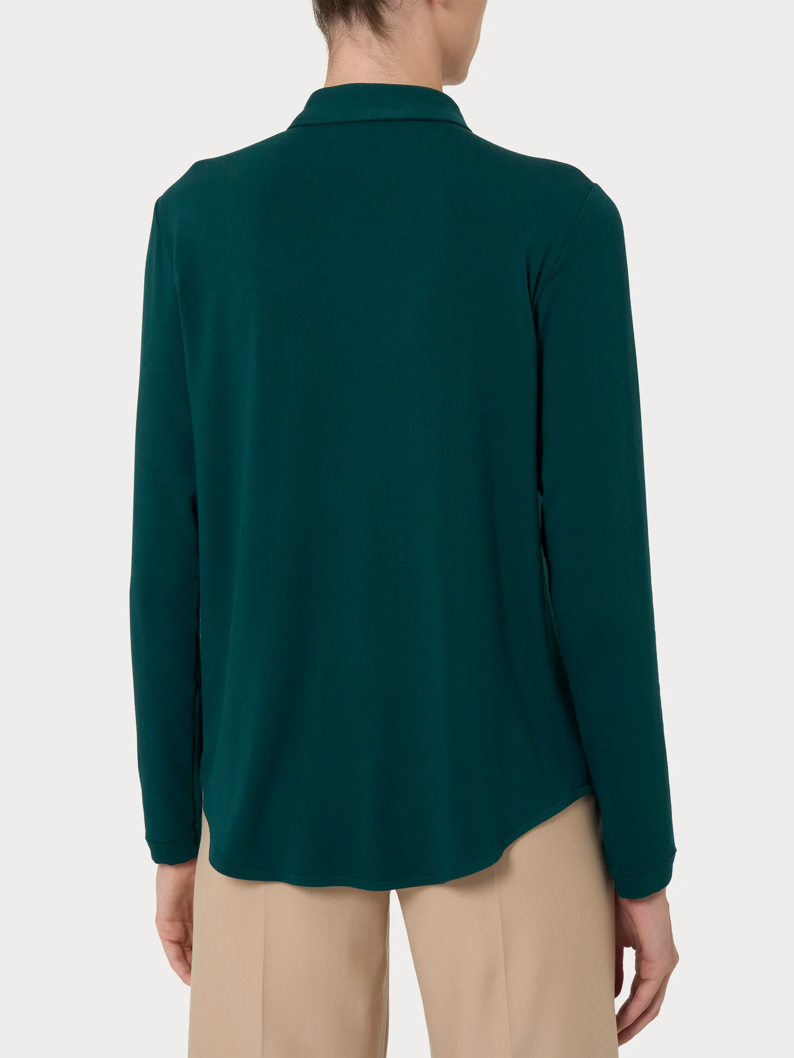 Camicia in Eco Viscosa - Rain Forest - Image 2