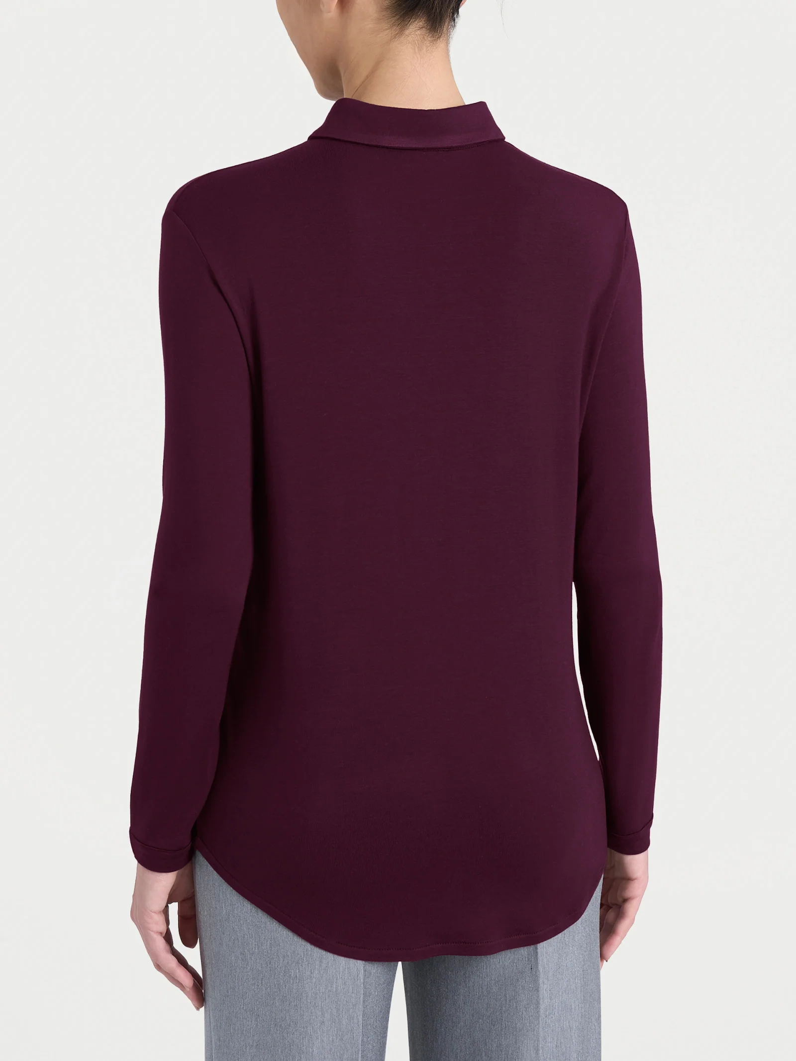 Camicia in Eco Viscosa - Fig - Image 2