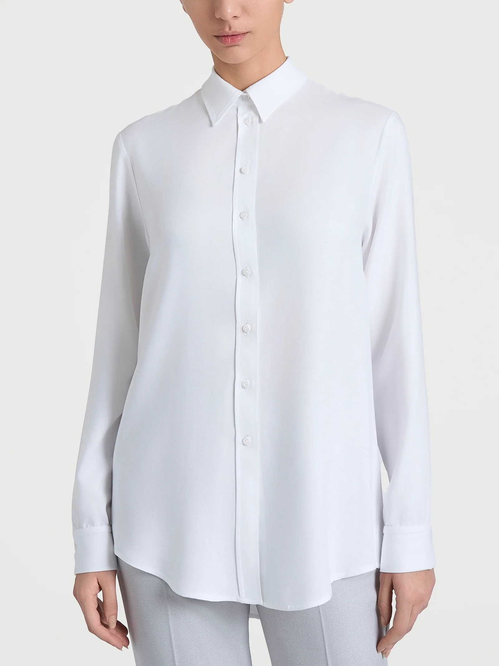 Camicia in Winter EcoSeta - Bianco