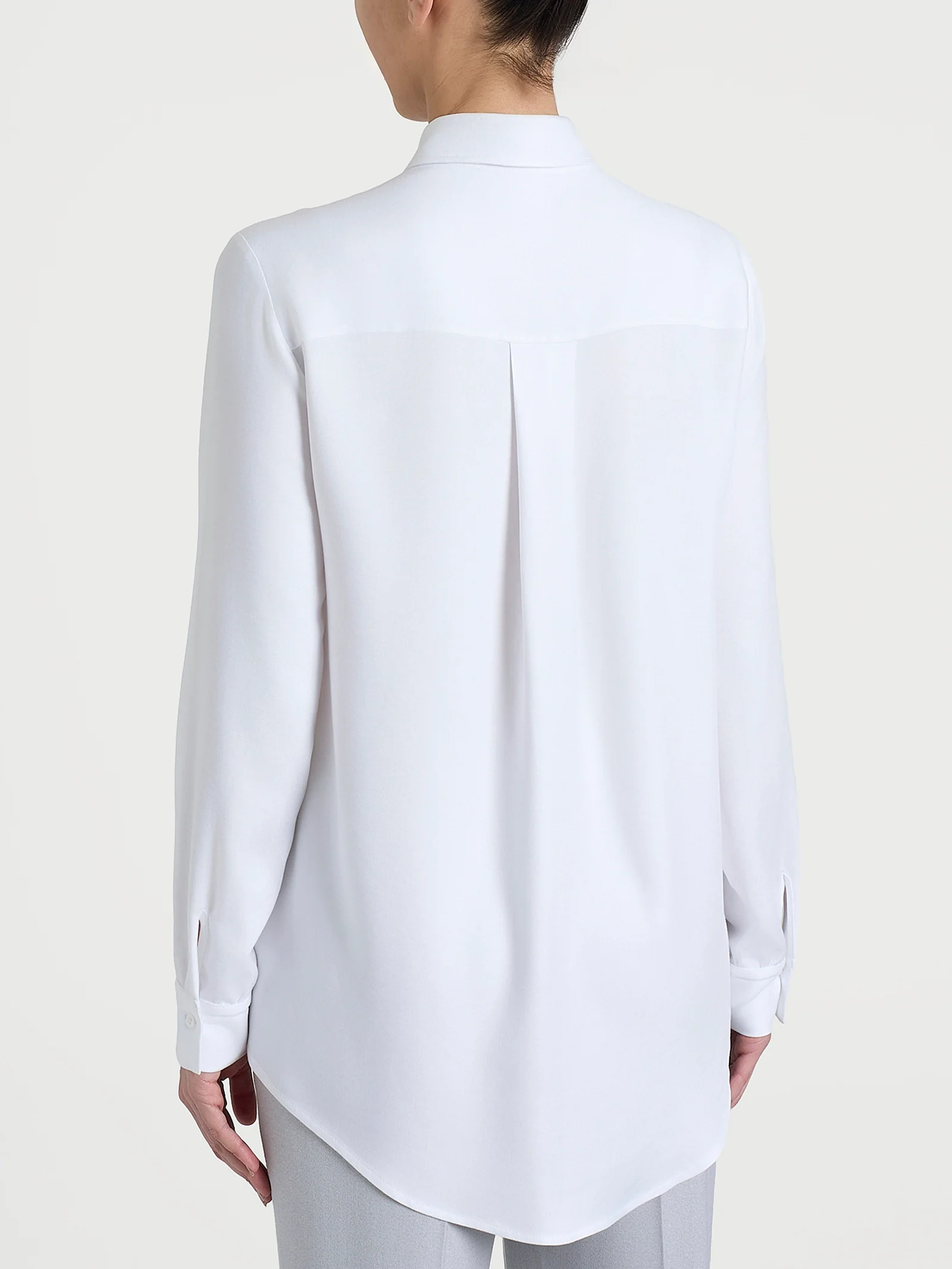 Camicia in Winter EcoSeta - Bianco - Image 2
