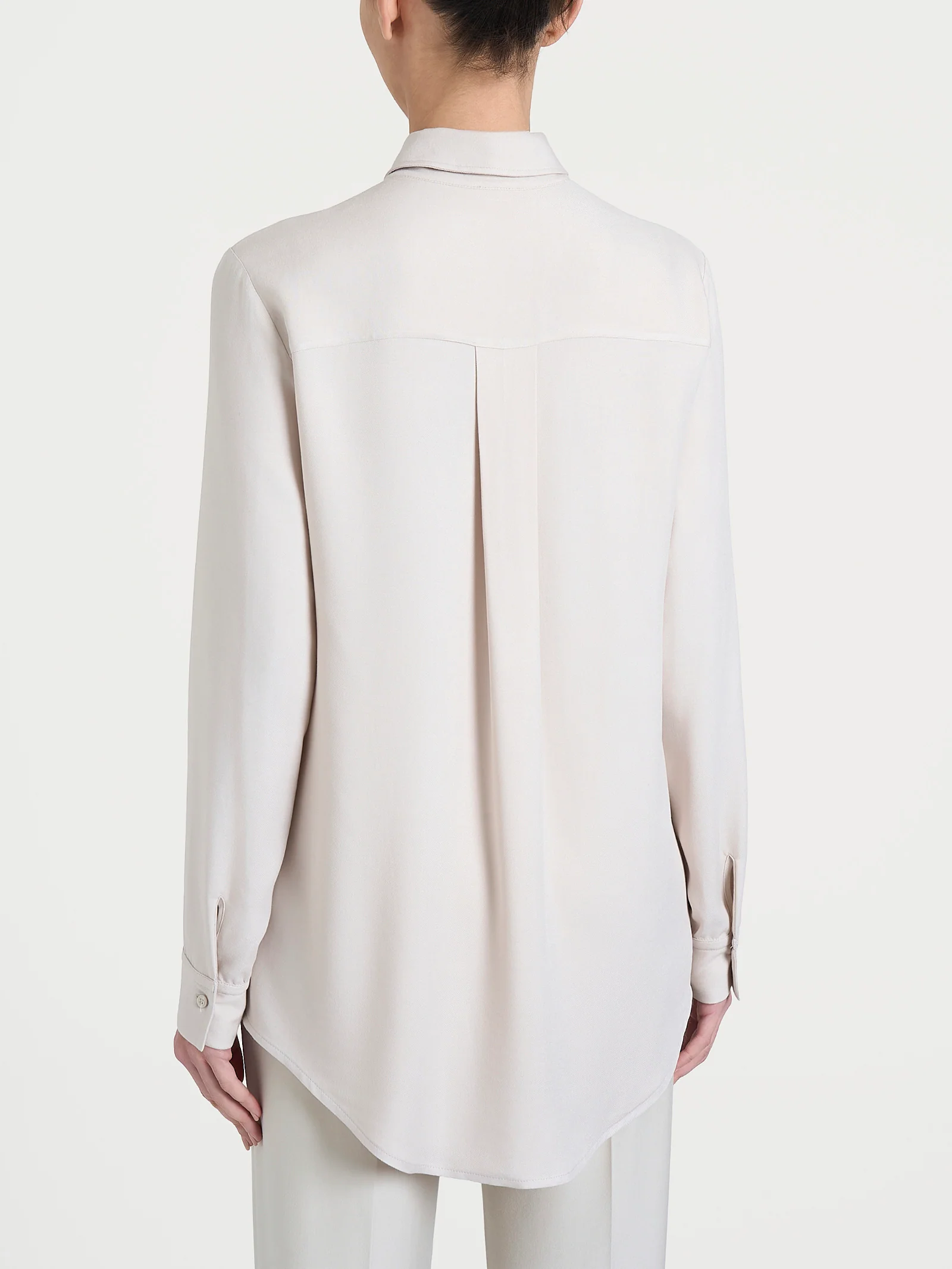 Camicia in Winter EcoSeta - Champignon - Image 2
