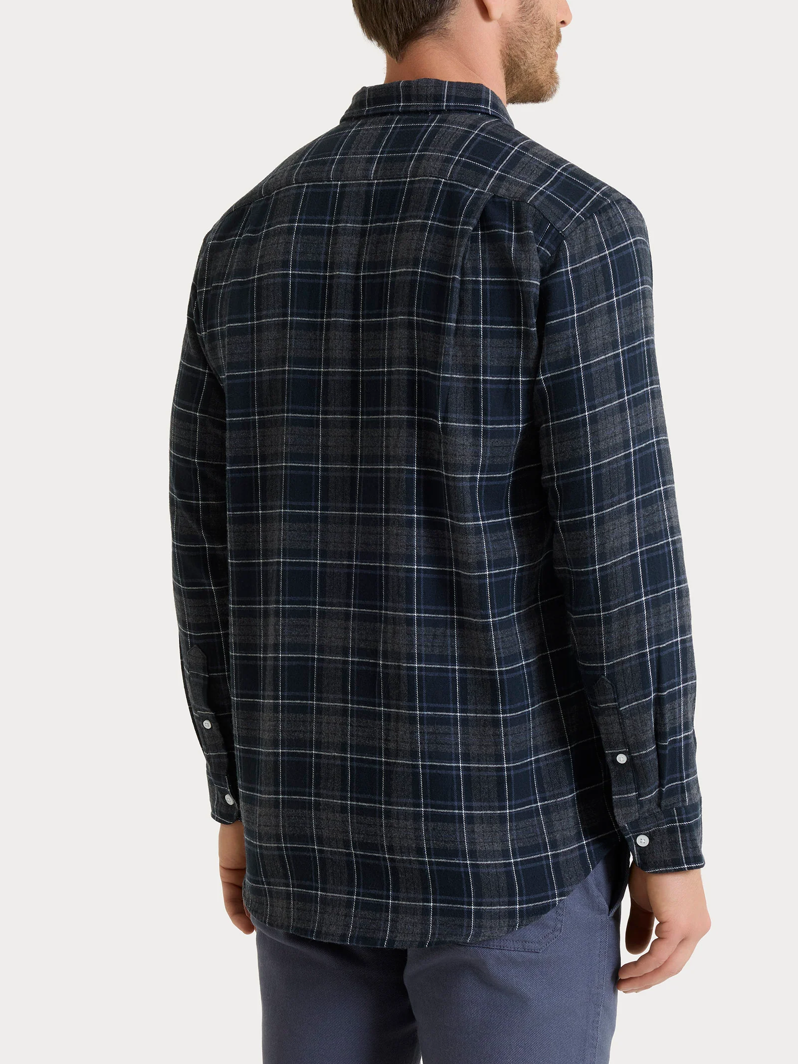 Camicia tartan in Cotton Flannel - Salute - Image 2