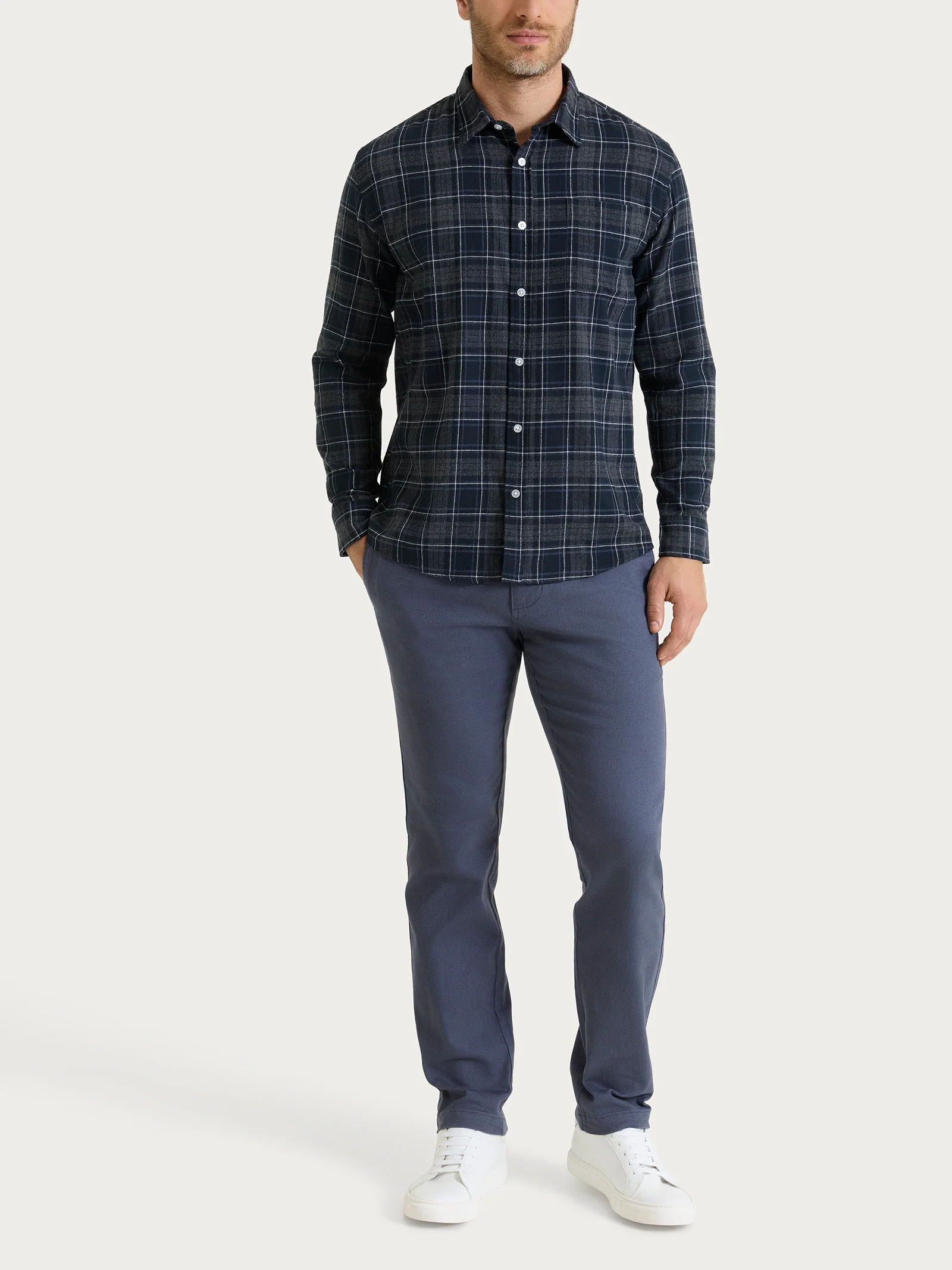 Camicia tartan in Cotton Flannel - Salute - Image 4
